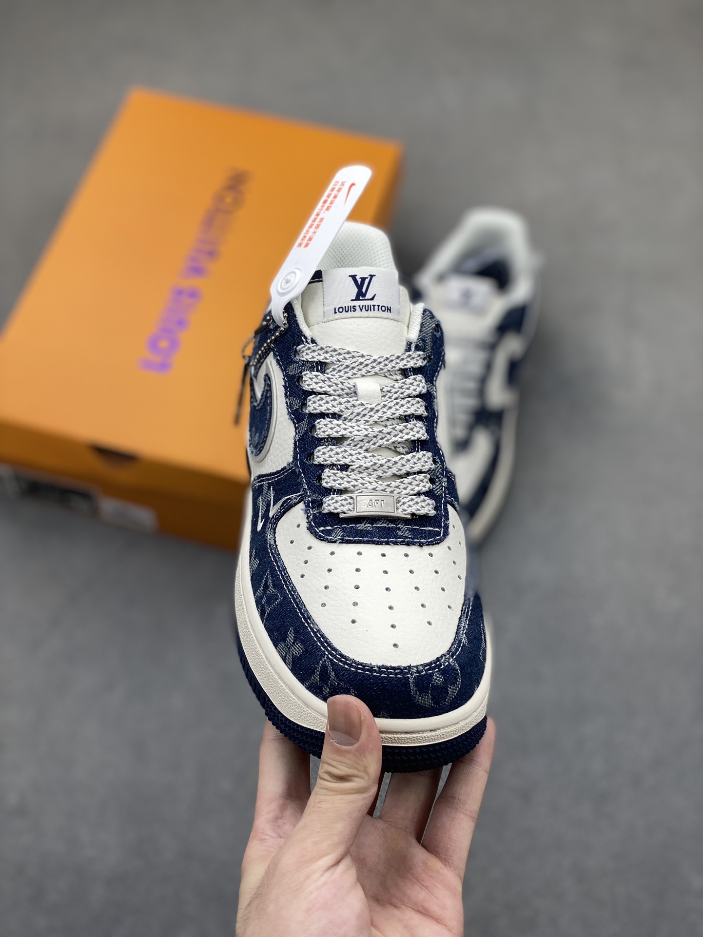 Nike Air Force 1 '07 Low Louis Vuitton Collab Deep Blue - Limited Edition 3 i1722708182 2514 1