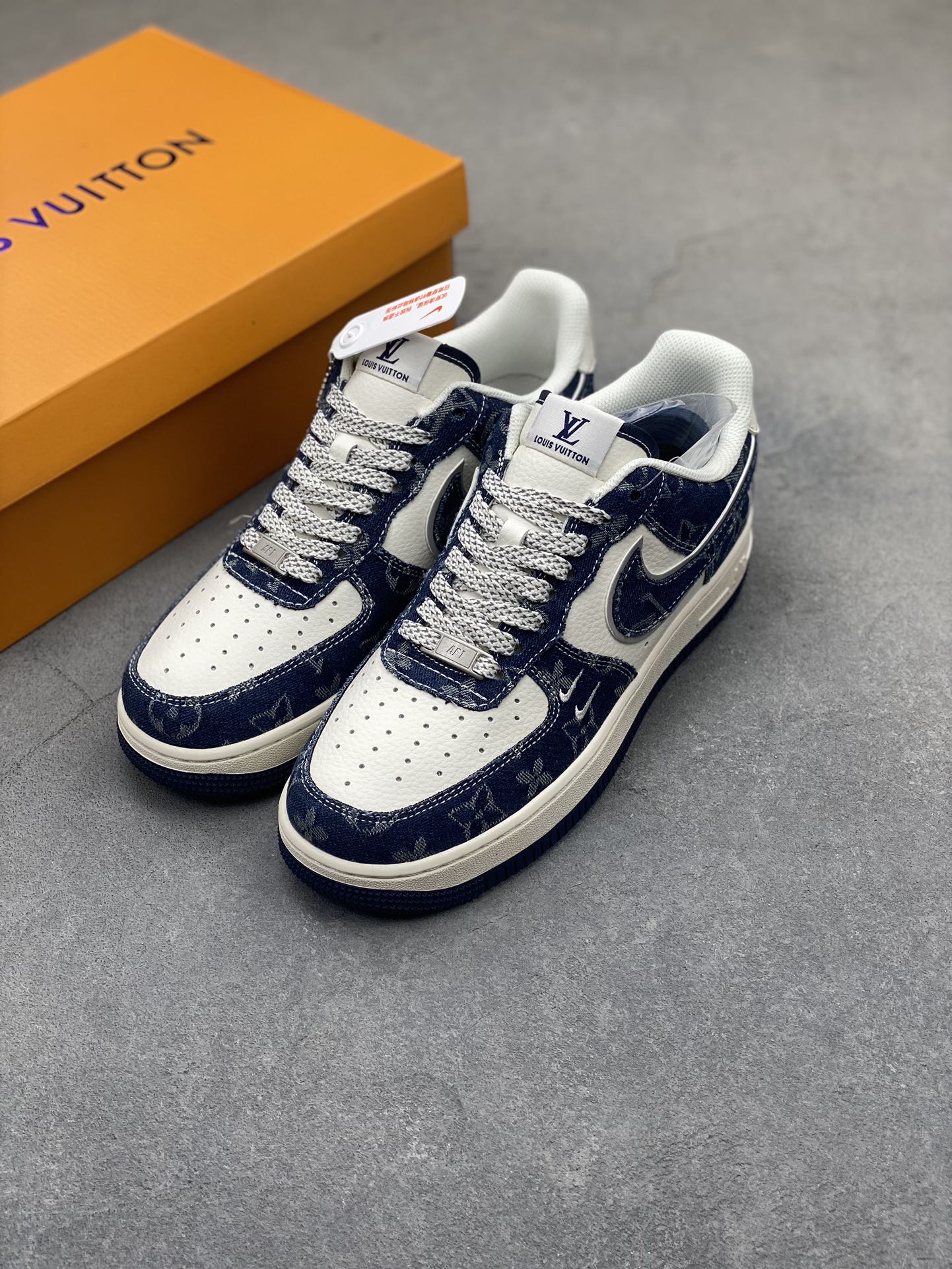 Nike Air Force 1 '07 Low Louis Vuitton Collab Deep Blue - Limited Edition 9 i1722708182 6607 0