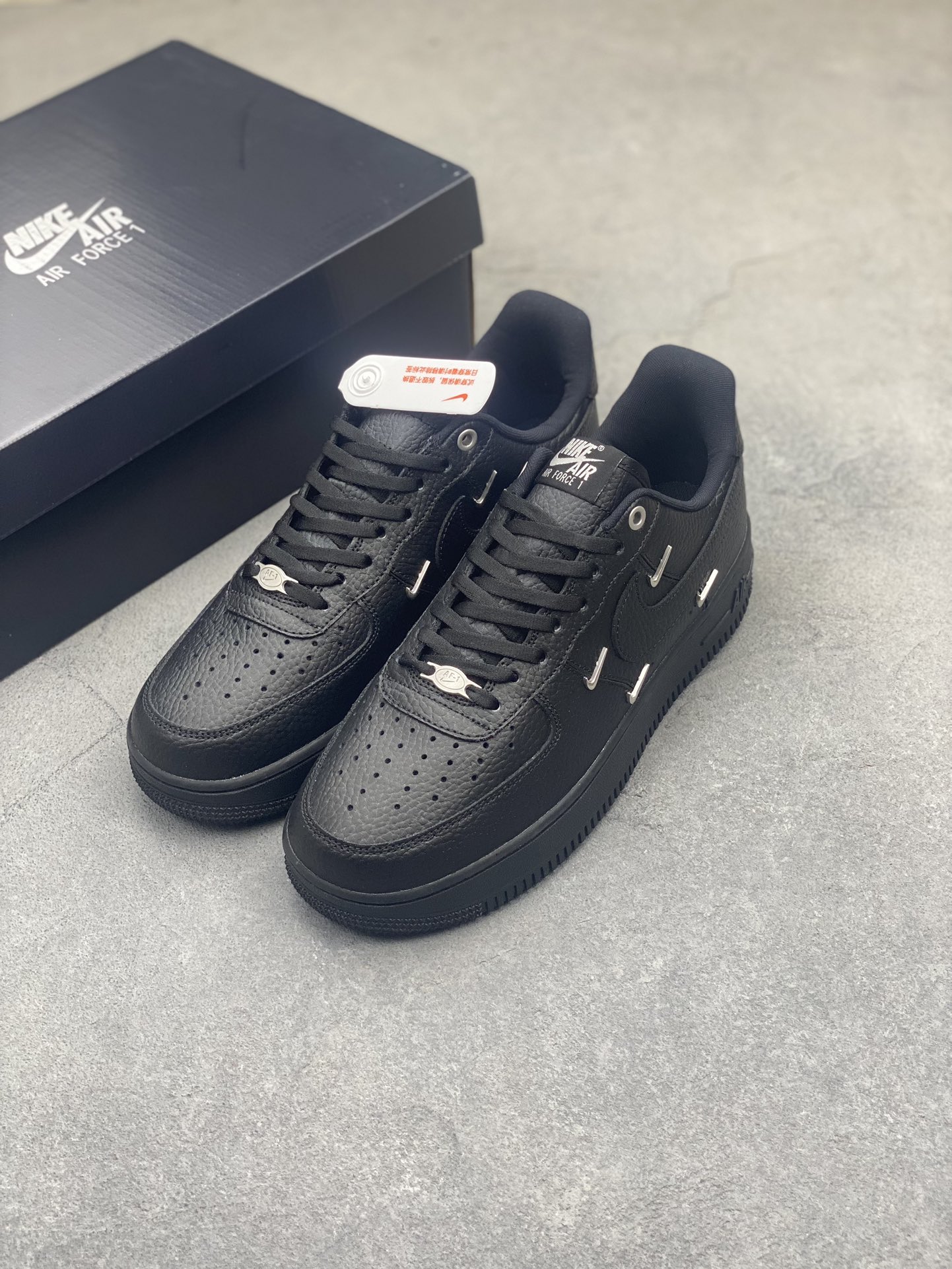 Nike Air Force 1 Low '07 Black Sneakers Classic Style & Comfort 9 i1722885634 5928 7