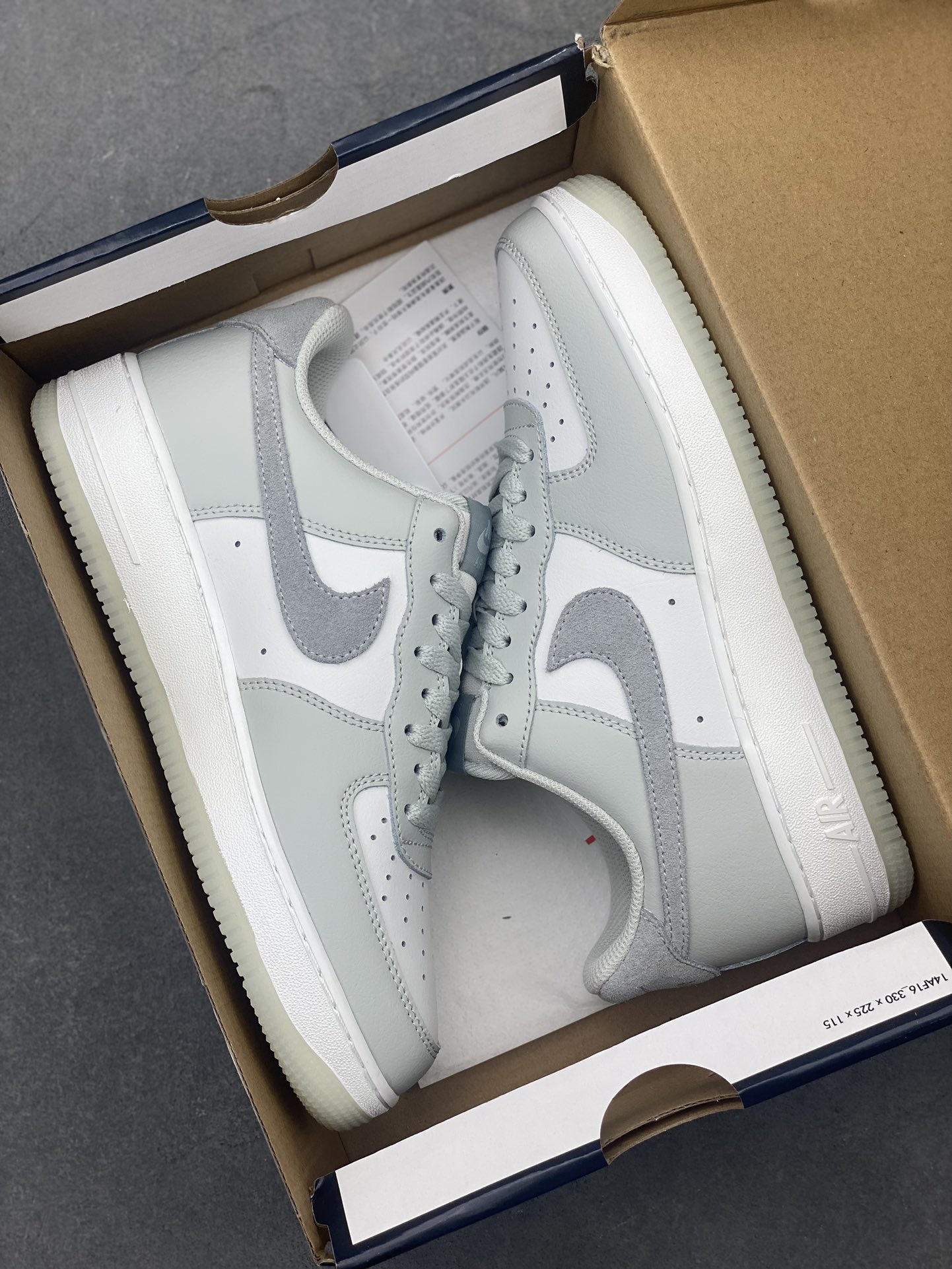 Nike Air Force 1 Low '07 Grey/White Classic Sneakers (FJ4170-003) 10 i1722885706 4776 8