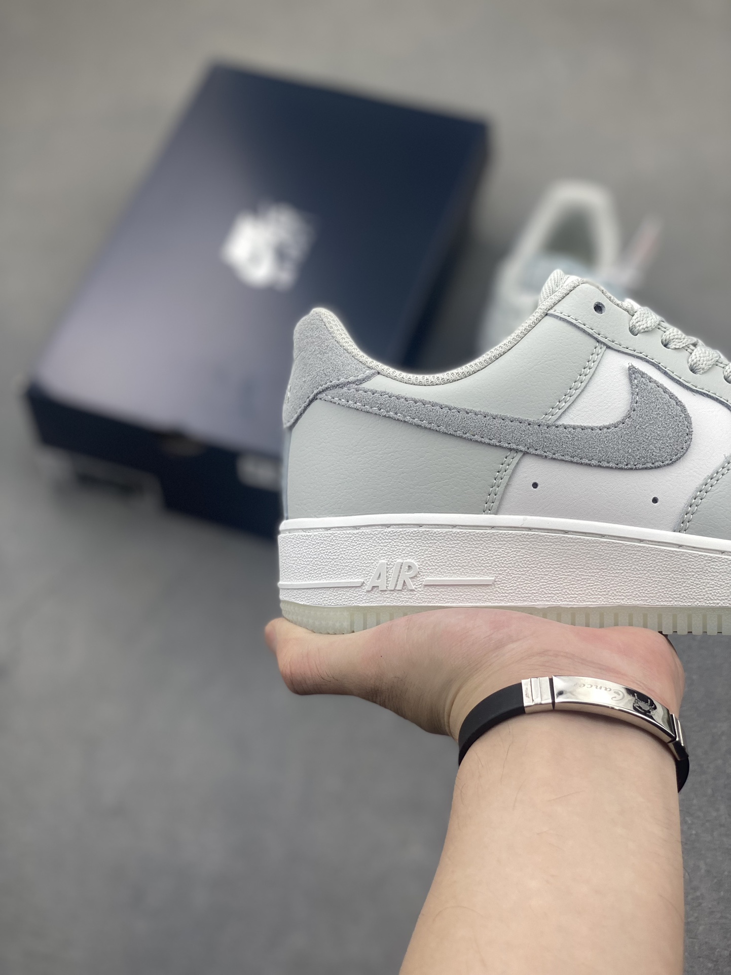Nike Air Force 1 Low '07 Grey/White Classic Sneakers (FJ4170-003) 6 i1722885706 5410 0