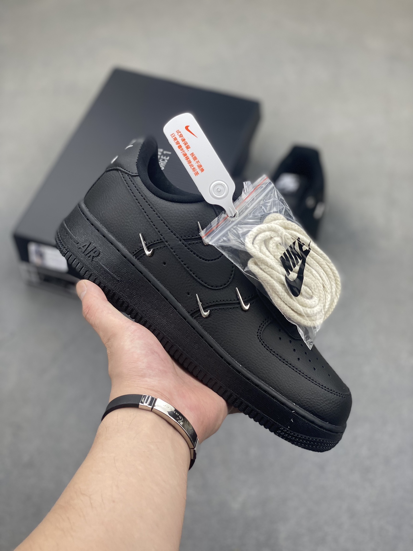 Nike Air Force 1 Low '07 Black - Original Last, Honeycomb Cushion 2 i1722968406 919 7