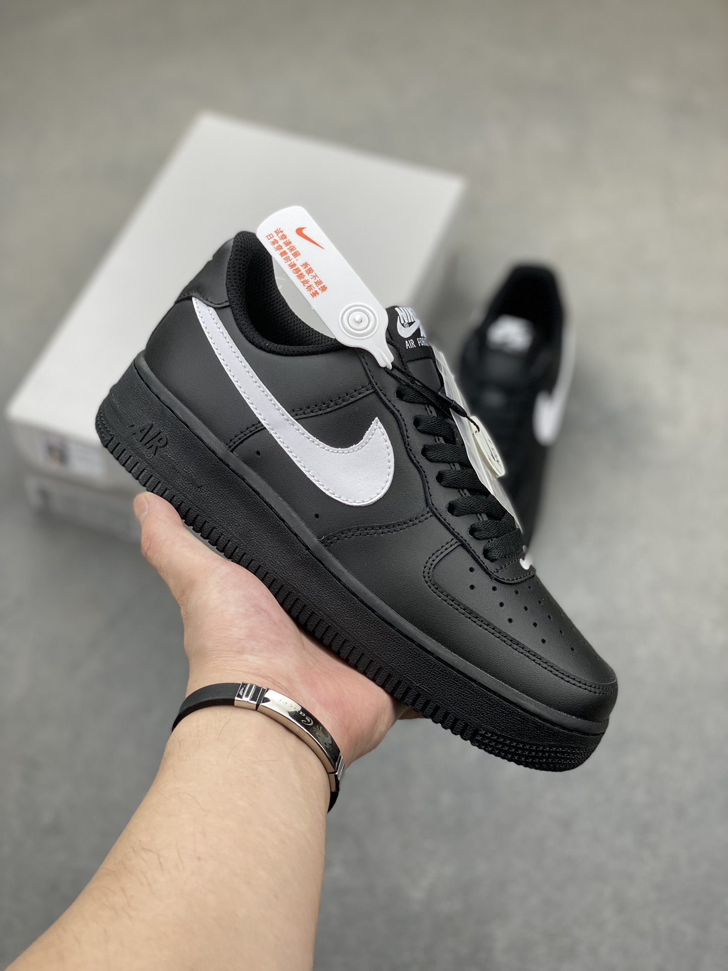 Nike Air Force 1 Low Black and White Leather Sneakers FZ0627-010 2 i1722968600 2123 2
