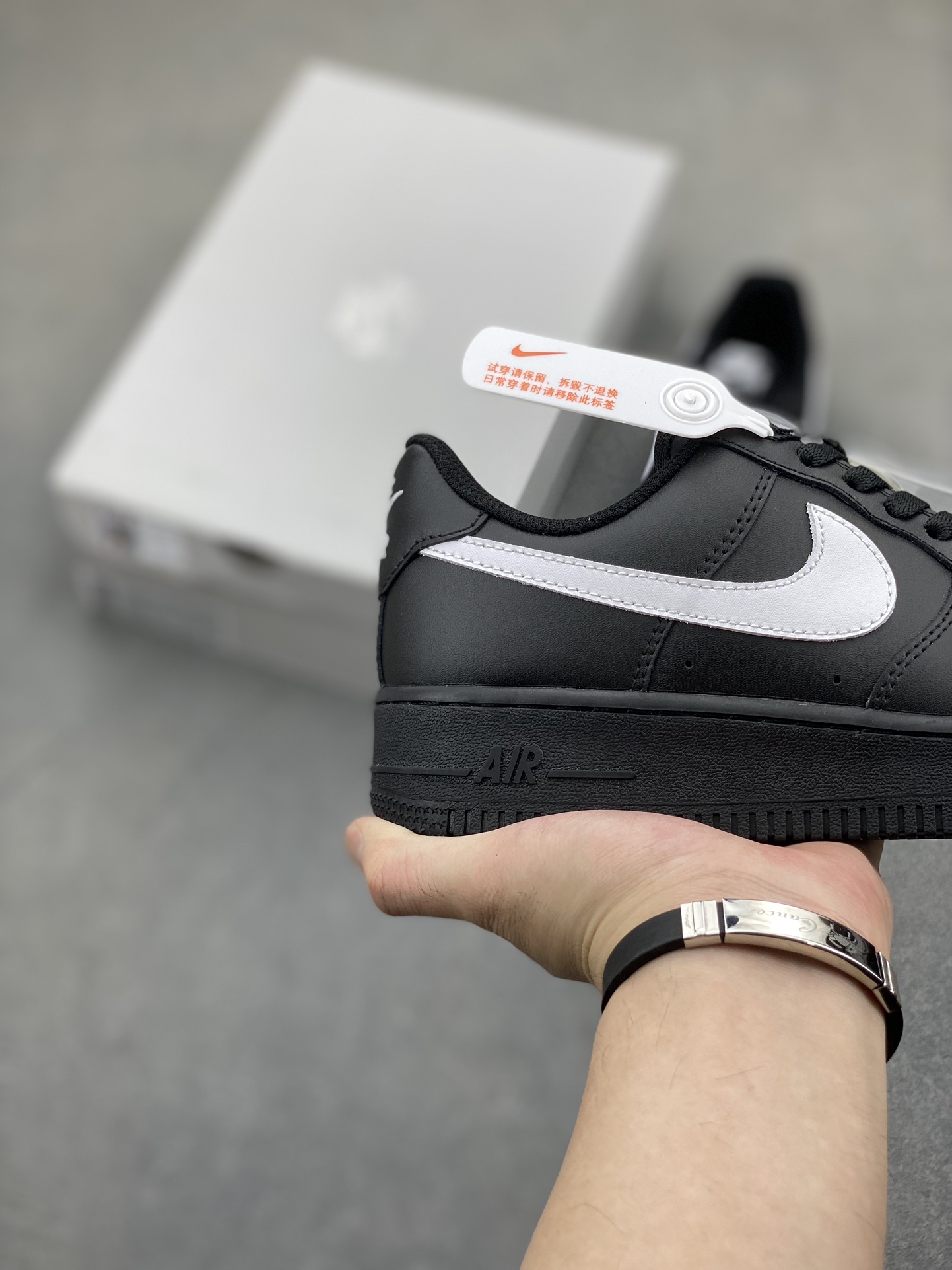 Nike Air Force 1 Low Black and White Leather Sneakers FZ0627-010 6 i1722968600 8361 1