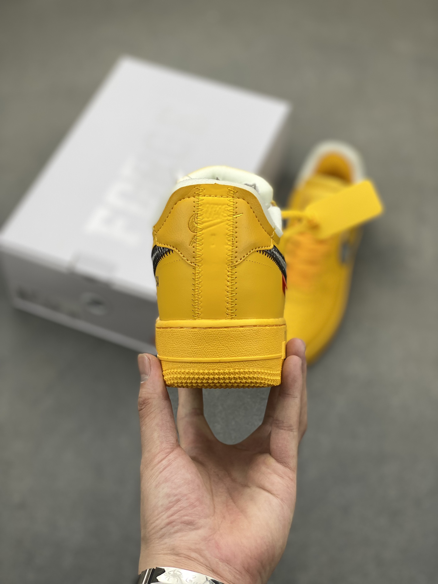 Nike Air Force 1 Low 07 x Off-White Virgil Yellow Sneakers 5 i1723048175 2909 2