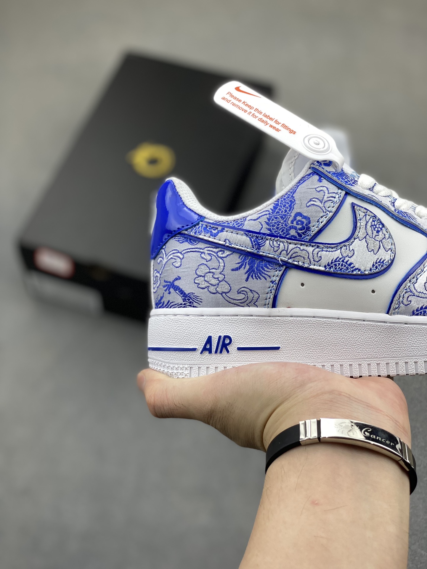 Nike Air Force 1 Low Blue White Dragon (CW2288-201) Custom Sneakers 6 i1723144717 3806 5