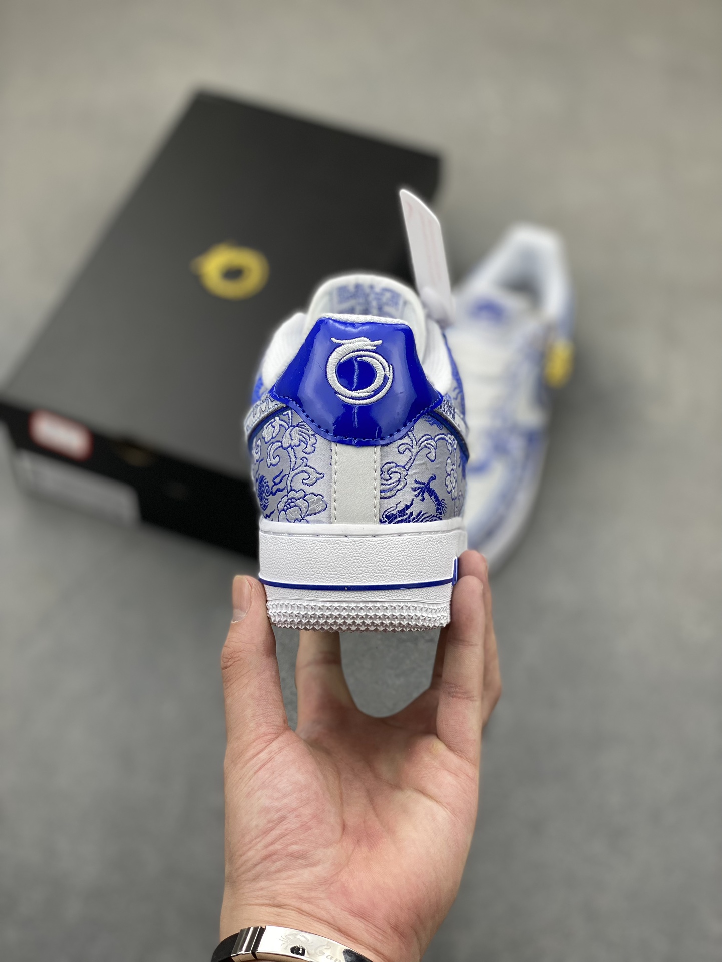 Nike Air Force 1 Low Blue White Dragon (CW2288-201) Custom Sneakers 5 i1723144717 7600 4