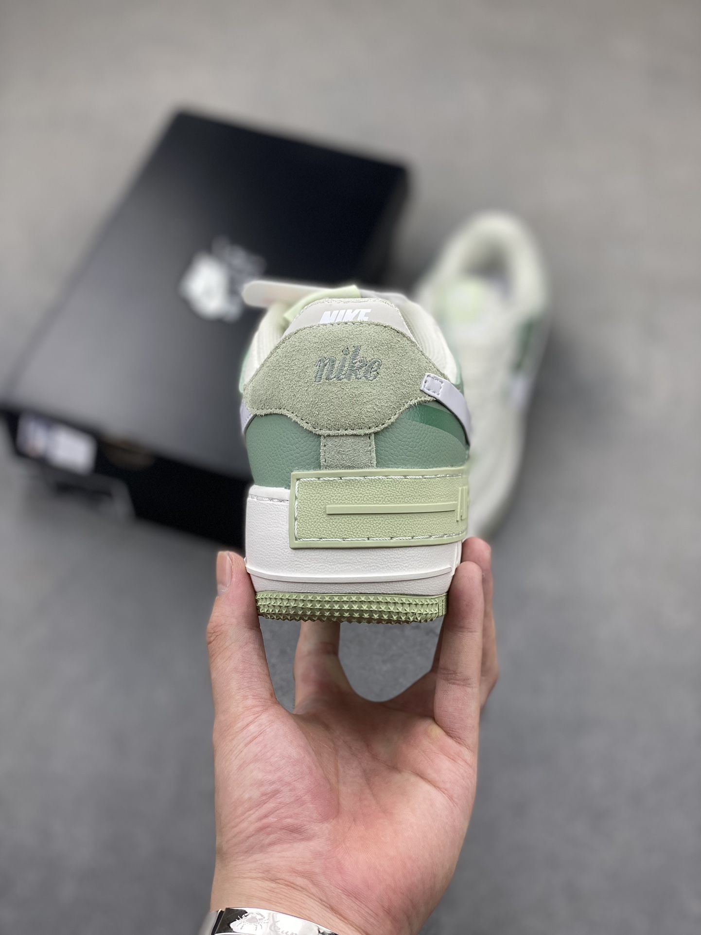 Nike Air Force 1 Shadow Pastel Green Lightweight Fashion Sneakers 5 i1723228258 790 0