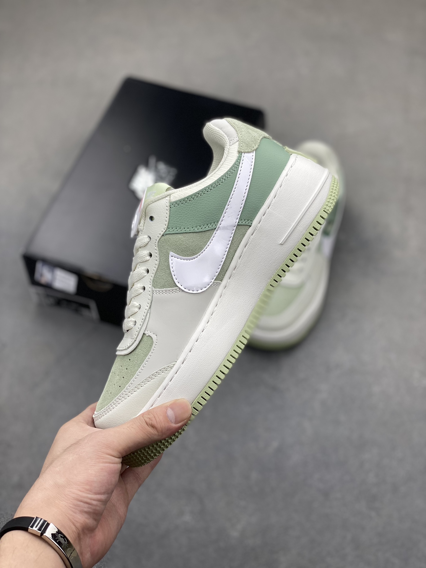Nike Air Force 1 Shadow Pastel Green Lightweight Fashion Sneakers 4 i1723228259 1345 0