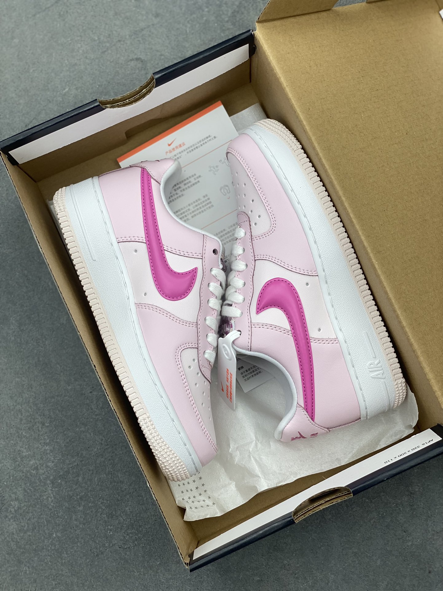 Nike Air Force 1 Low White Pink Cat Paw Women's Shoes (HM3696-661) 10 i1723317335 9281 0