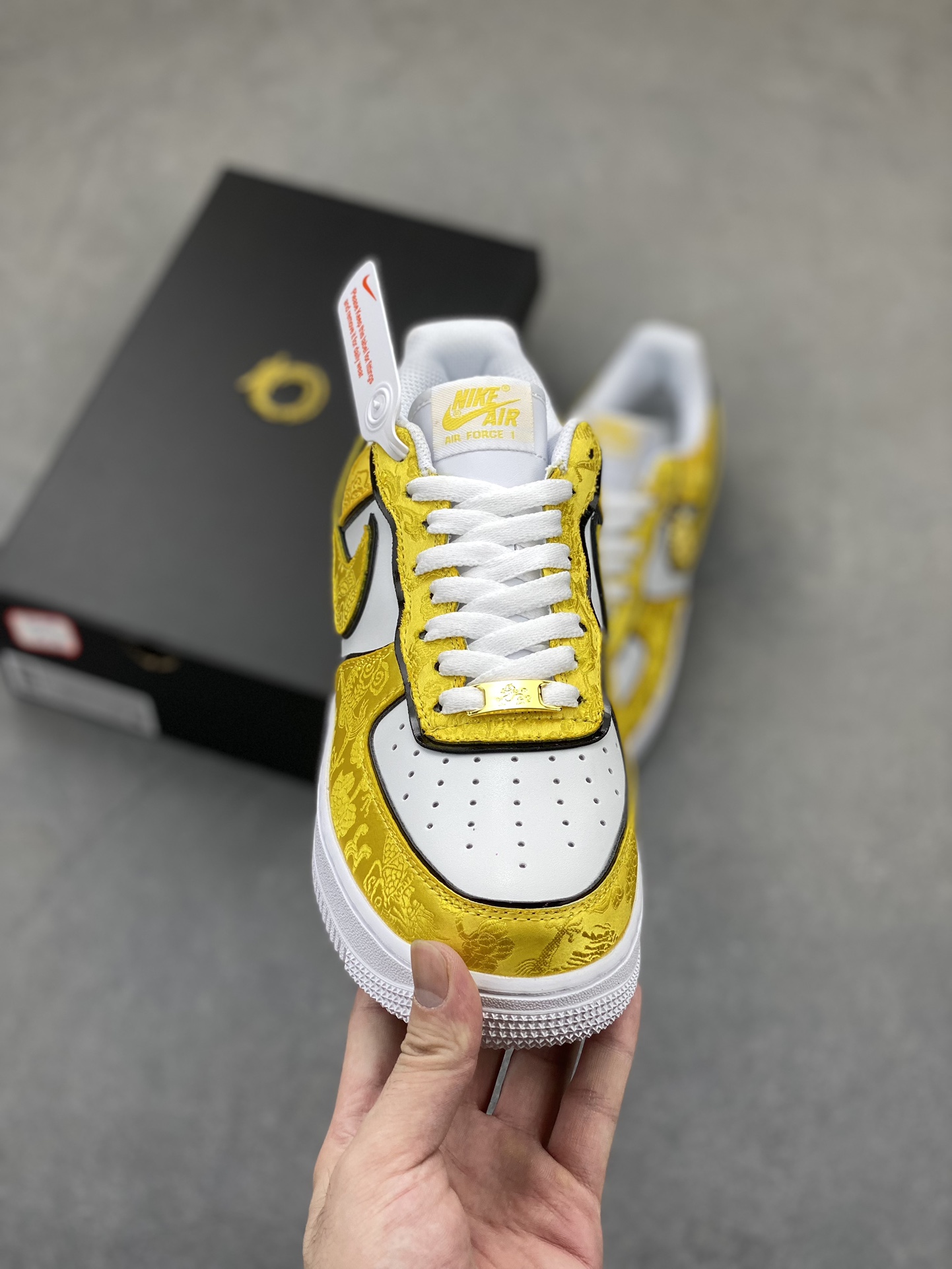 Nike Air Force 1 Low Yellow Dragon - Custom Design, Ultimate Comfort Shoes 3 i1723401507 3044 6