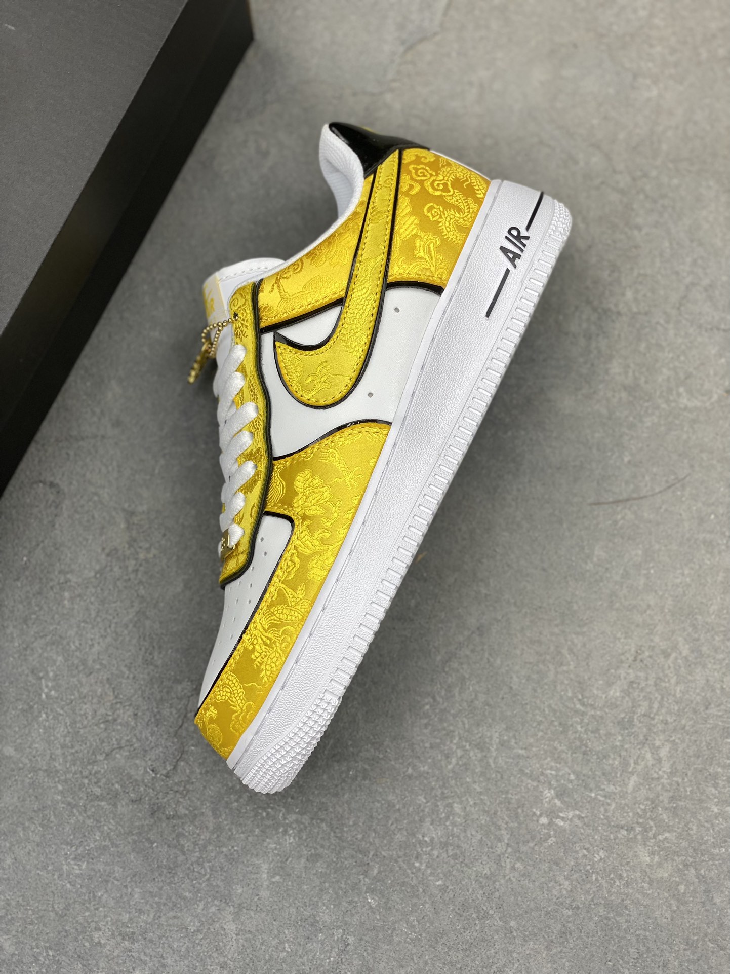 Nike Air Force 1 Low Yellow Dragon - Custom Design, Ultimate Comfort Shoes 8 i1723401507 4894 1