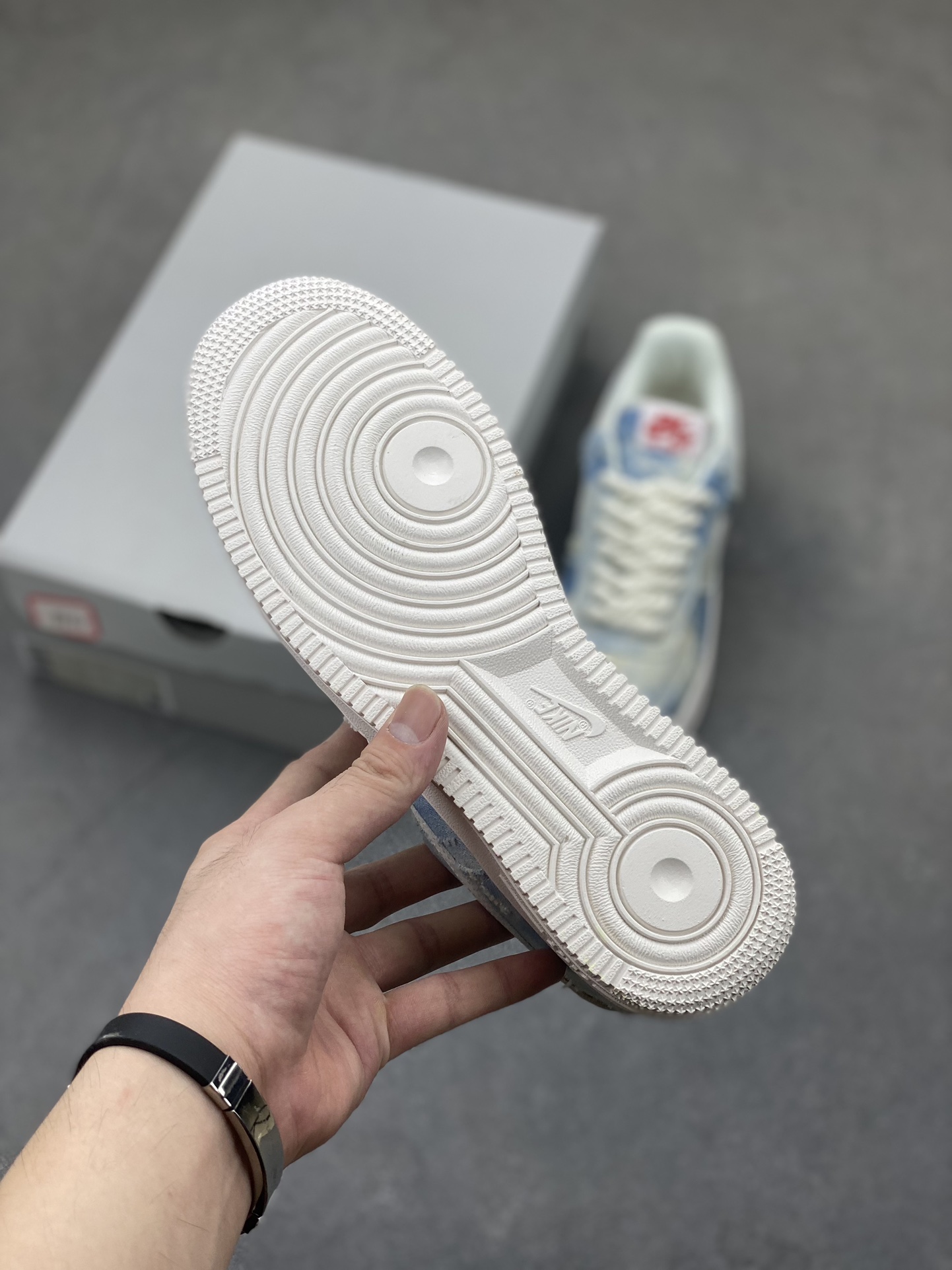 Nike Air Force 1 Low White Denim - Original Quality & Comfortable Sneakers 7 i1723401606 565 5