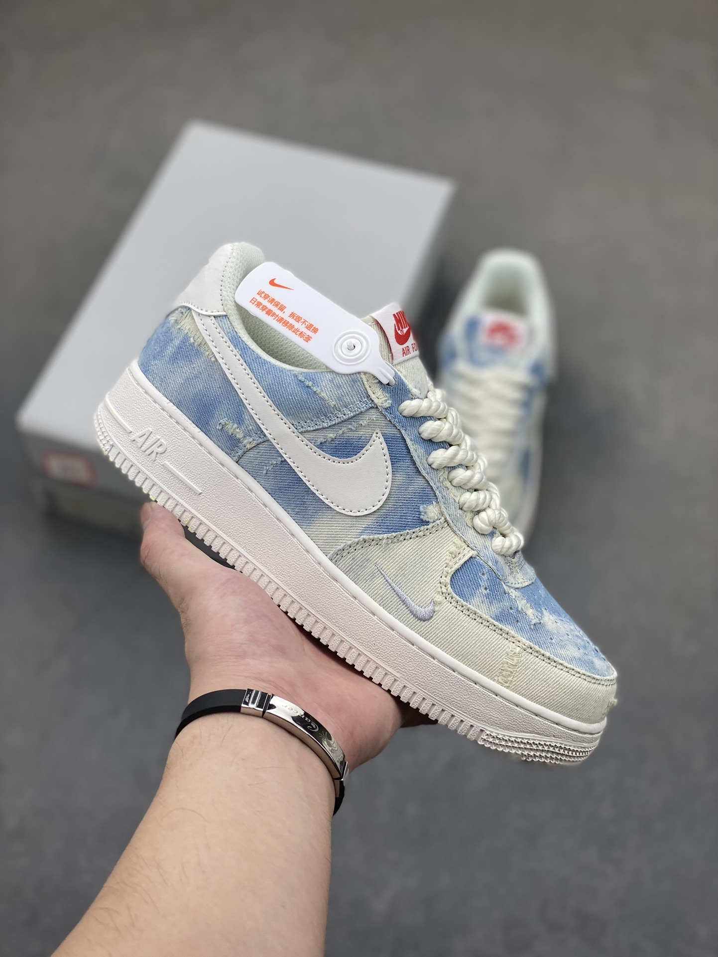 Nike Air Force 1 Low White Denim - Original Quality & Comfortable Sneakers 2 i1723401606 5984 1