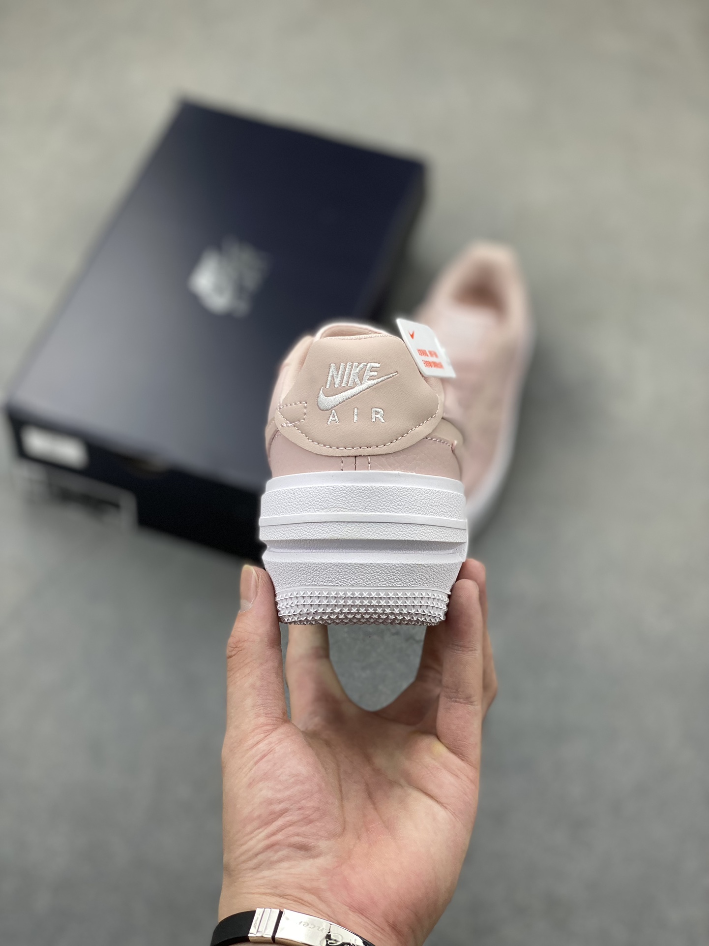Nike Air Force 1 PLT.AF.ORM Triple White Low-Top Sneakers for Women 27 i1723577632 3561 4