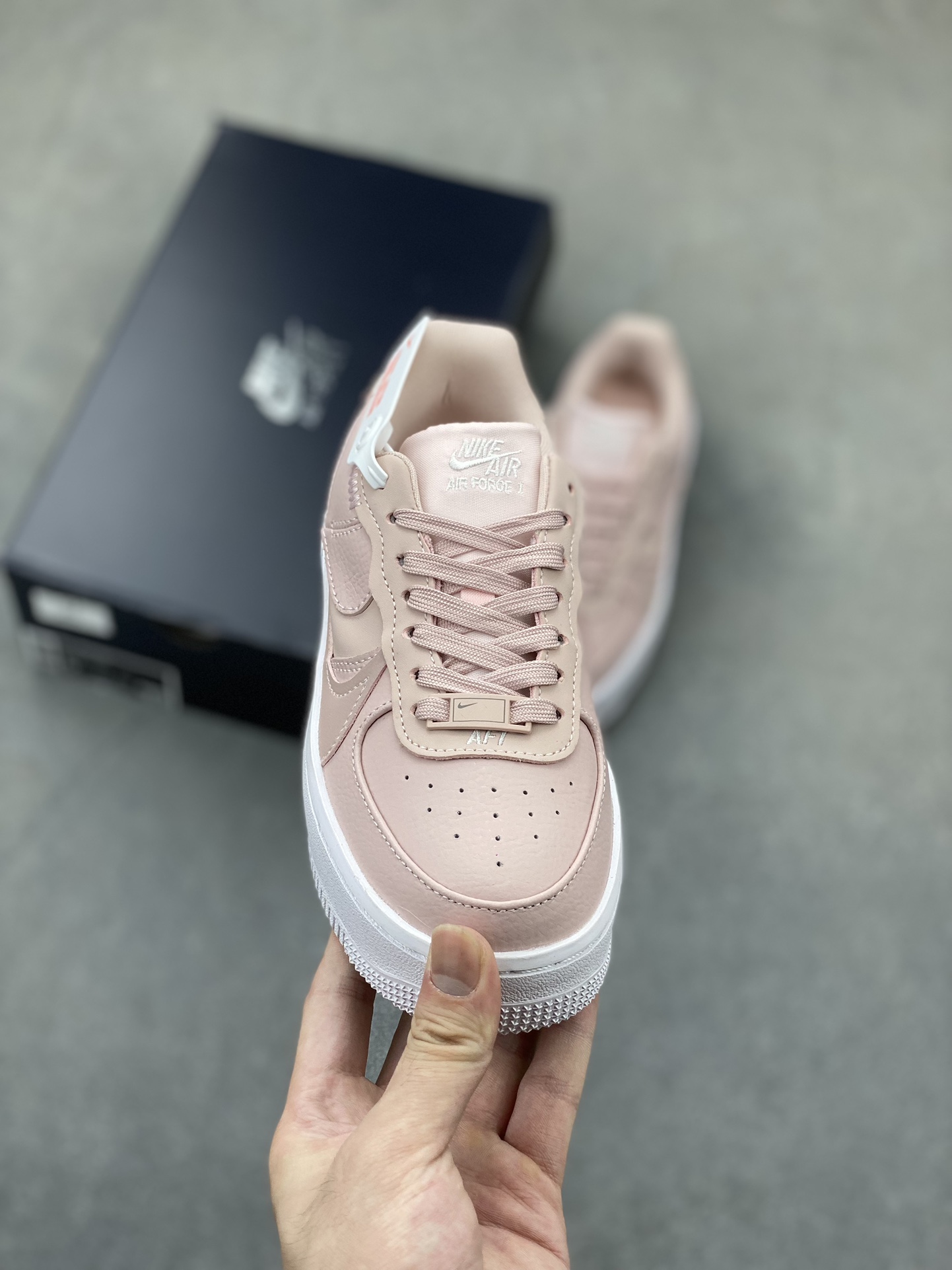 Nike Air Force 1 PLT.AF.ORM Triple White Low-Top Sneakers for Women 25 i1723577632 3926 7