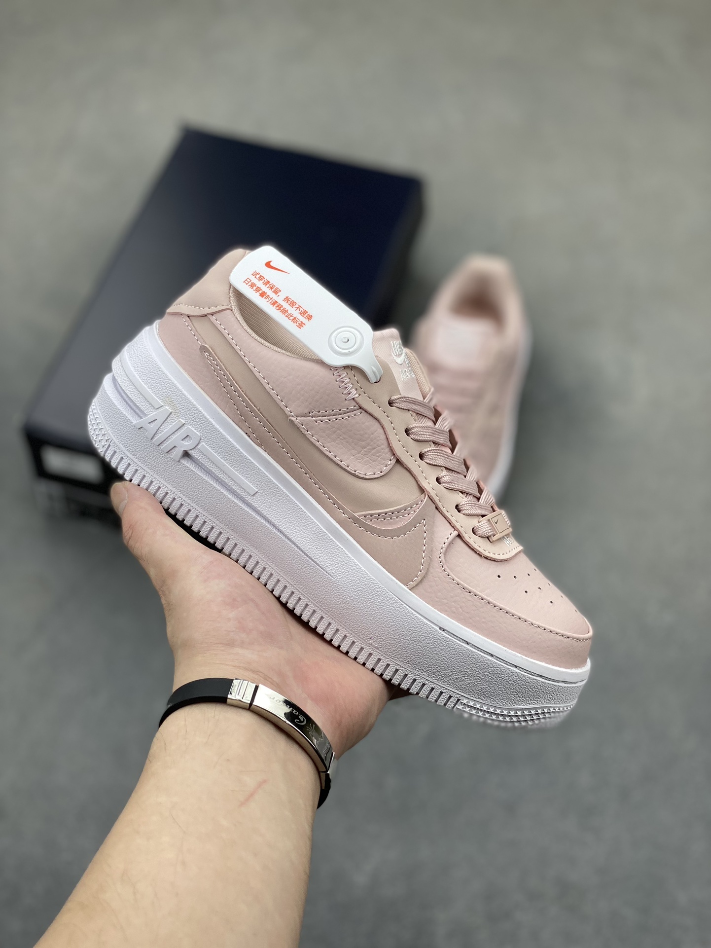 Nike Air Force 1 PLT.AF.ORM Triple White Low-Top Sneakers for Women 24 i1723577632 69 2
