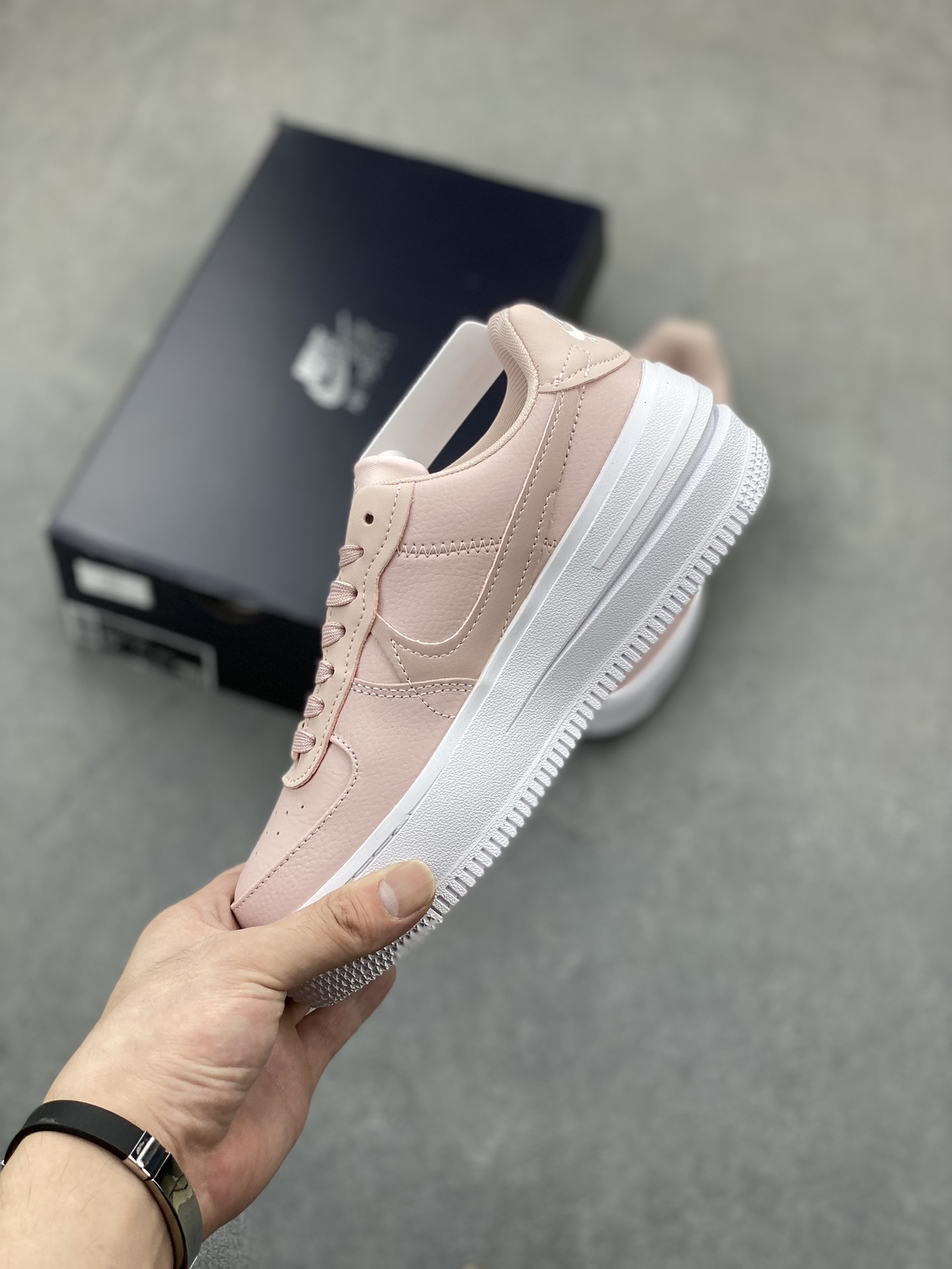 Nike Air Force 1 PLT.AF.ORM Triple White Low-Top Sneakers for Women 26 i1723577632 9400 1
