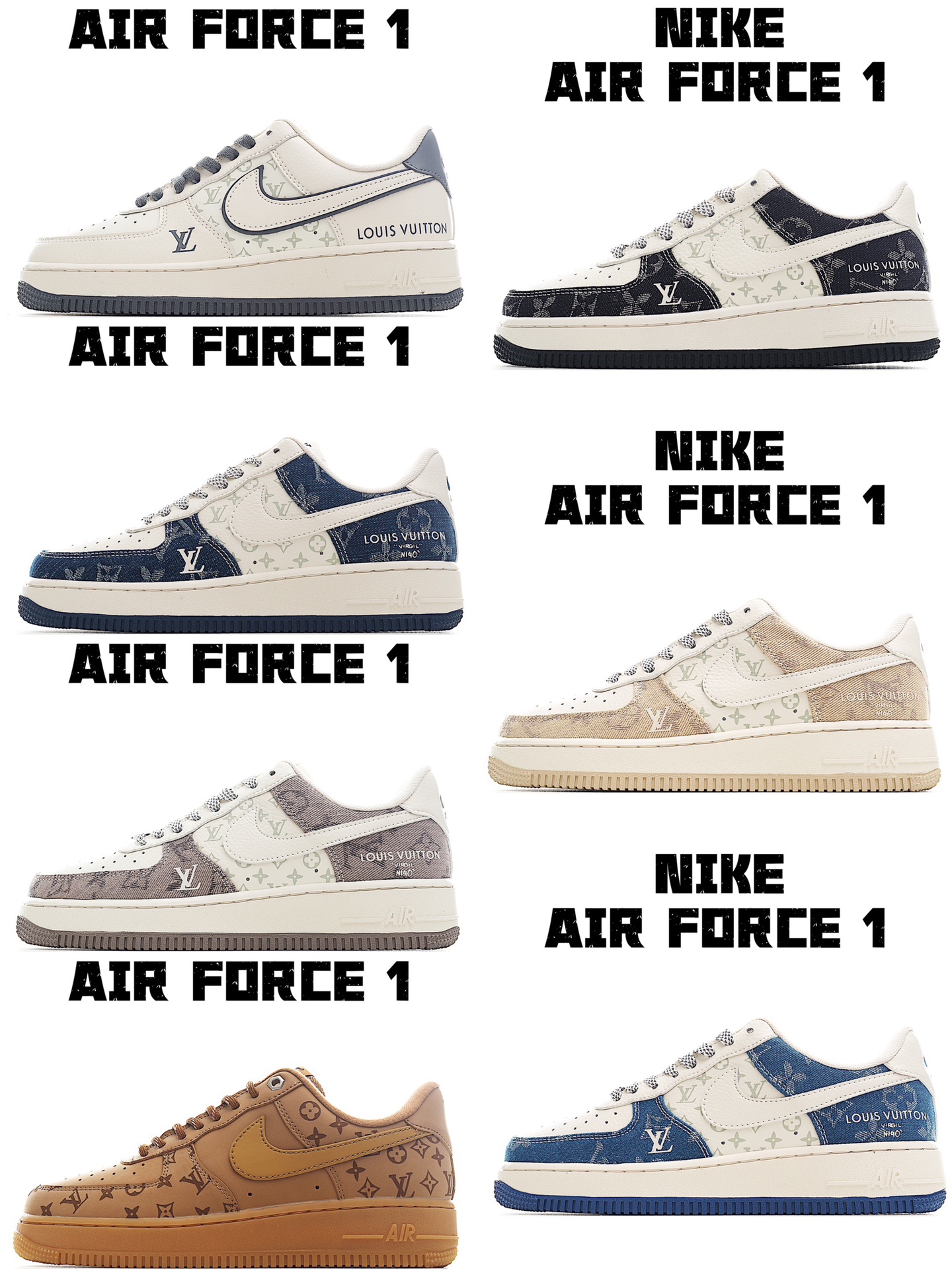 Nike Air Force 1 x Louis Vuitton Custom Limited Edition Sneakers