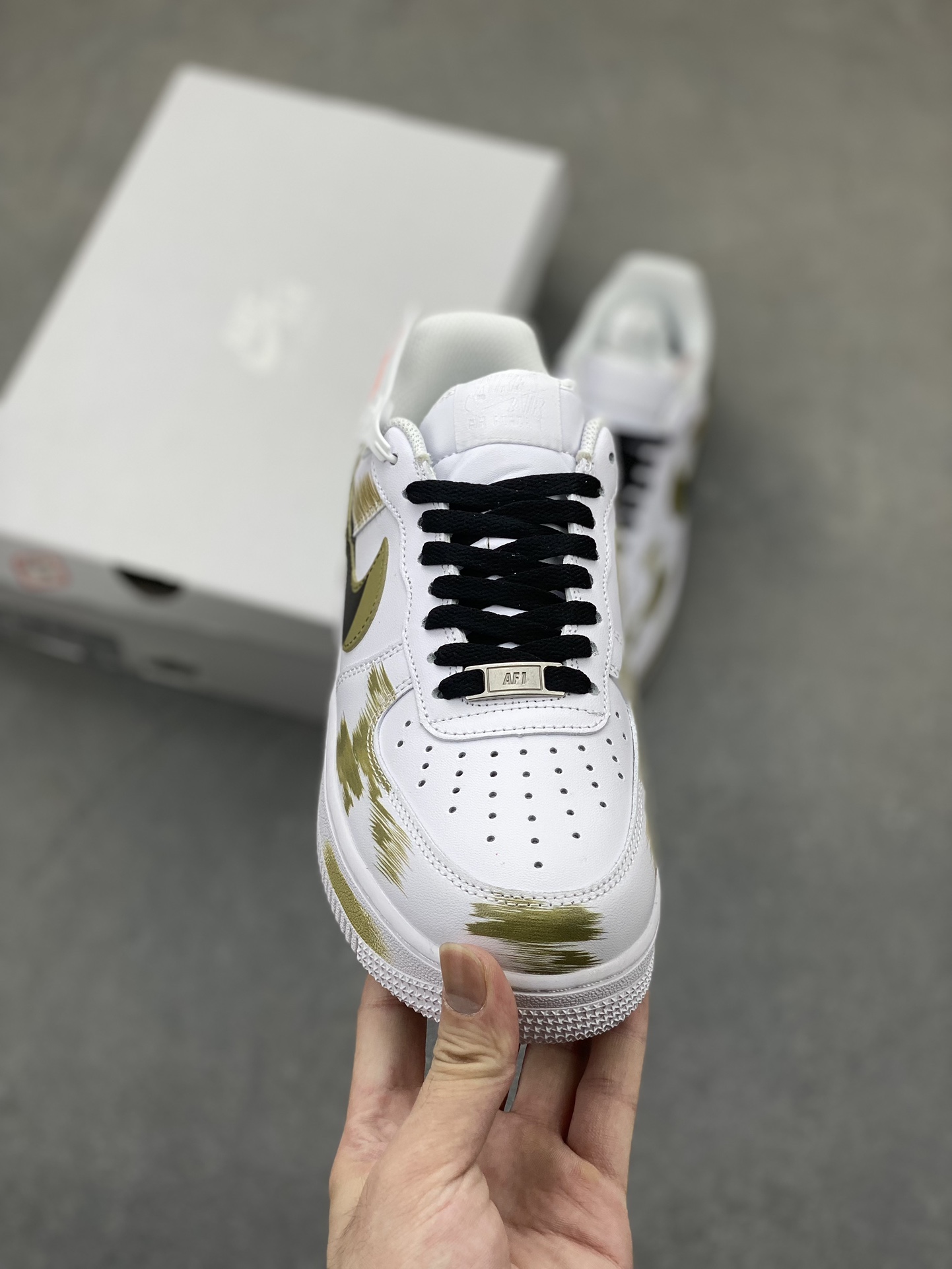 Nike Air Force 1 Low ’07 Custom "Broken Swoosh" Sneakers 25 i1723748728 3785 0