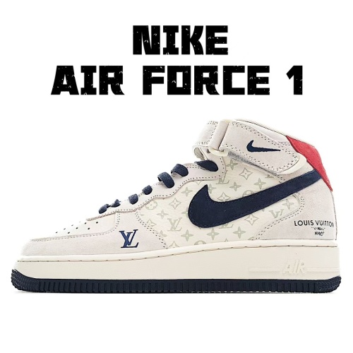 Nike Air Force 1 Mid x Louis Vuitton Custom Sneakers - Limited Edition 23 Nike Air Force 1 Mid x Louis Vuitton Custom Sneakers - Limited Edition