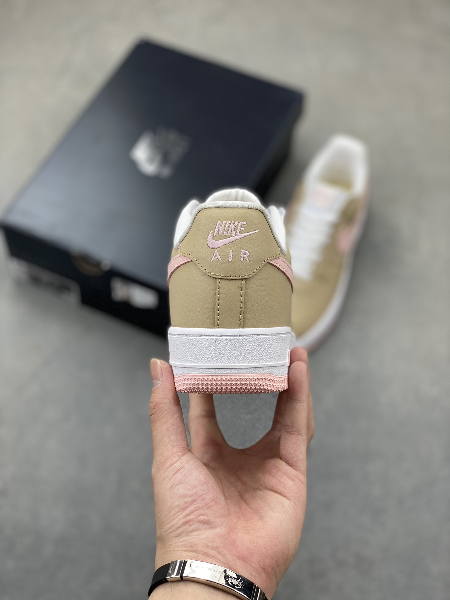 Nike Air Force 1 Low Brown/Pink Women's Casual Sneakers - Style & Comfort 5 i1723837842 2687 4
