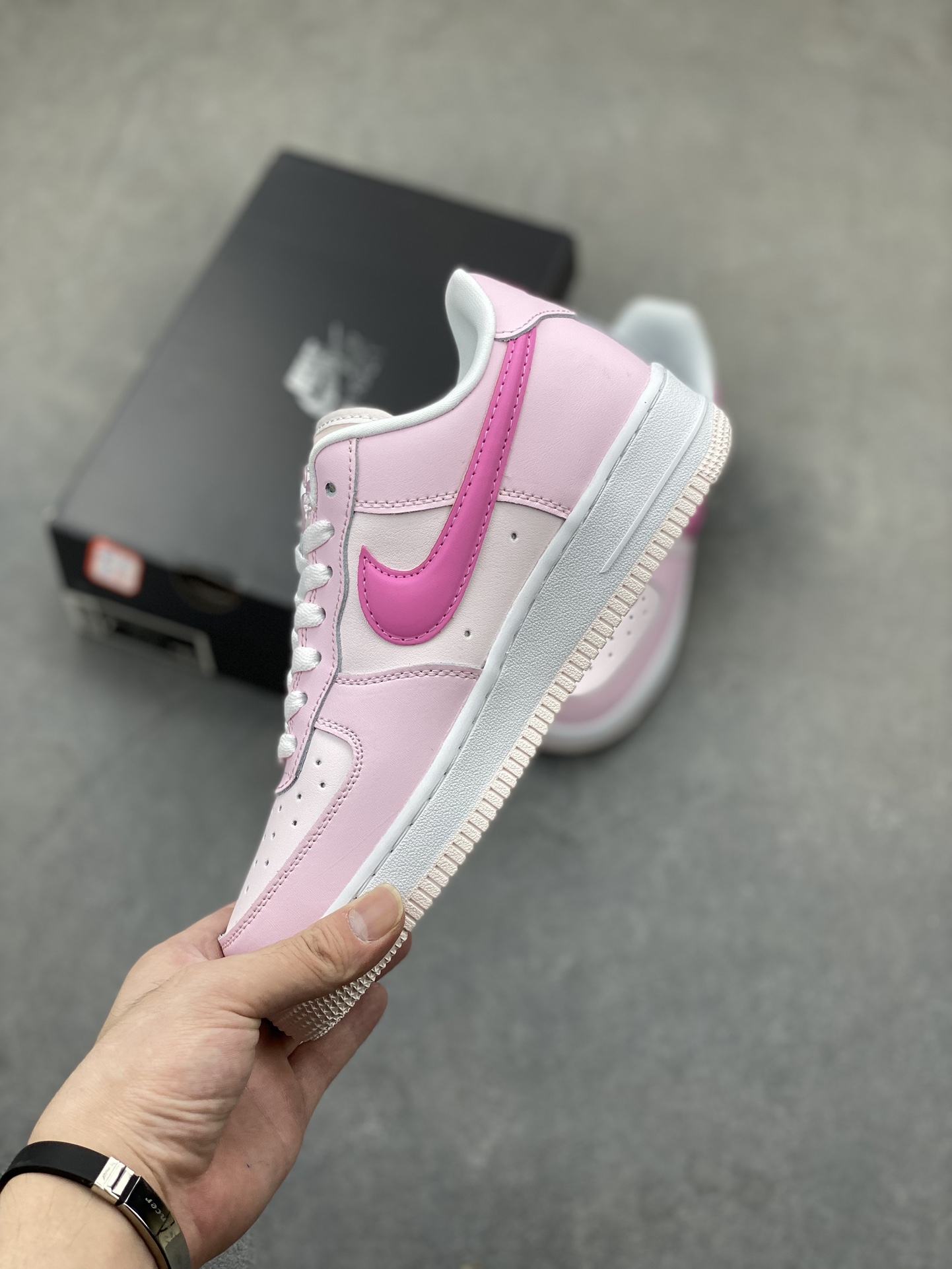 Nike Air Force 1 Low White Pink Cat Paw HM3696-661 Women's Shoes 4 i1723838002 2744 4