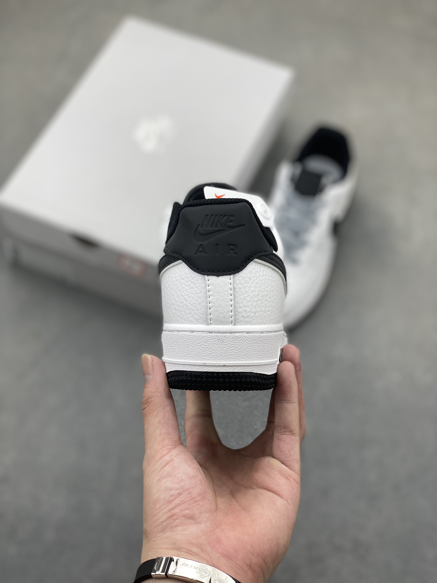 Nike Air Force 1 '07 White Black Sneaker - 3M Reflective, Full Air Cushion 18 i1724010686 4210 0
