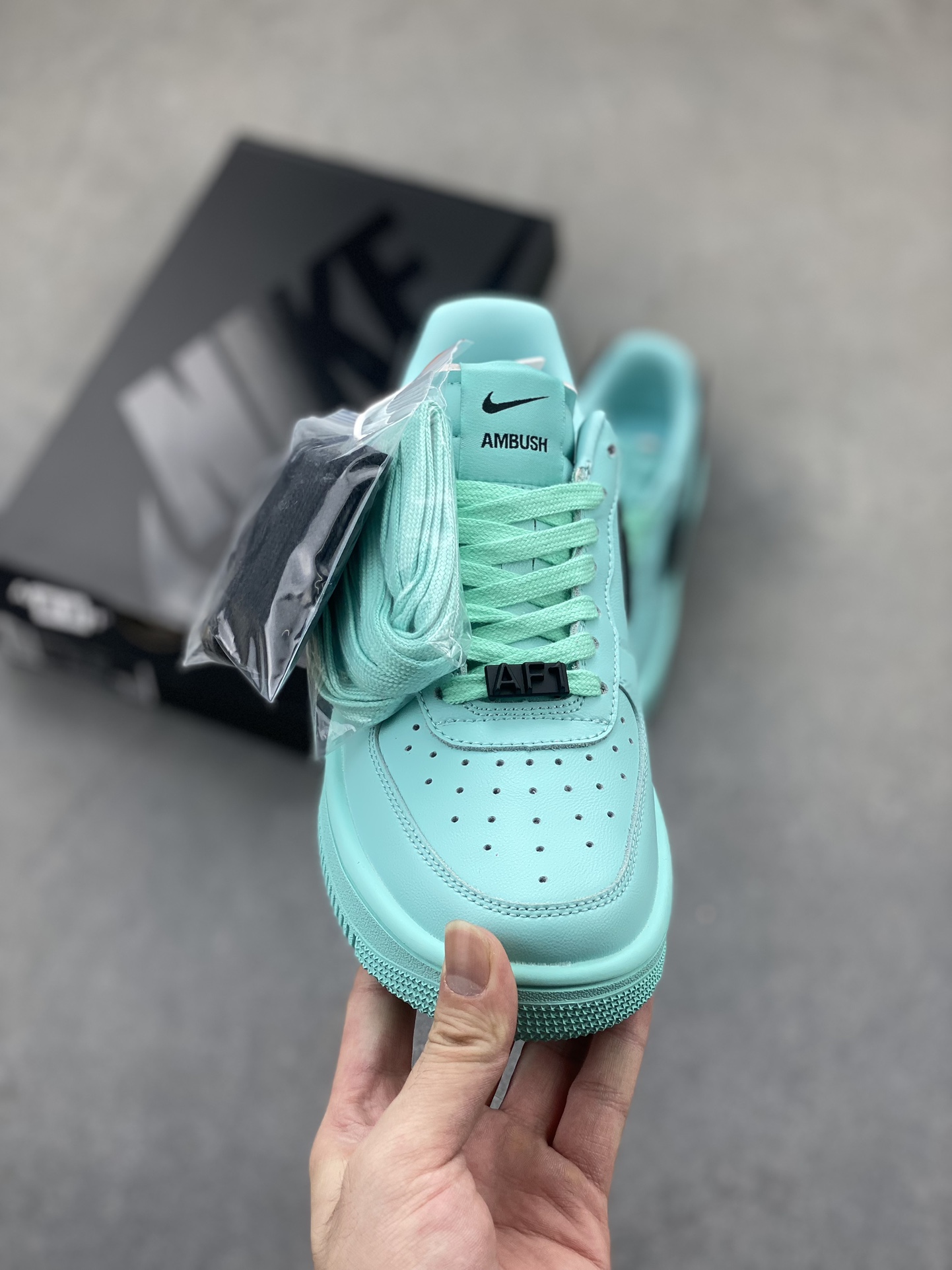 Ambush x Nike Air Force 1 '07 Low Lake Blue Casual Sneakers 3 i1724010712 1538 7