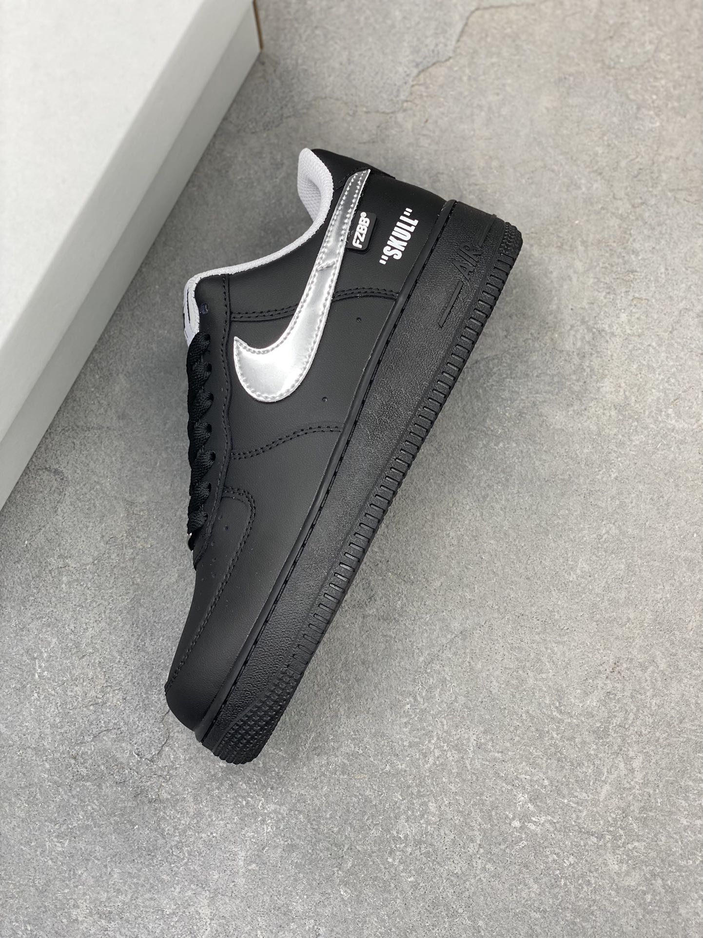 Nike Air Force 1 Low Black Silver: Original Quality and Comfort 21 i1724180581 8598 6