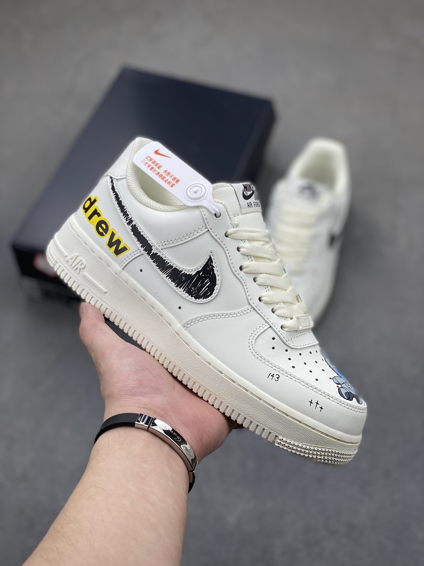 Nike Air Force 1 Low '07 "Drew" Custom Graffiti Sneakers 2 i1724356298 626 2