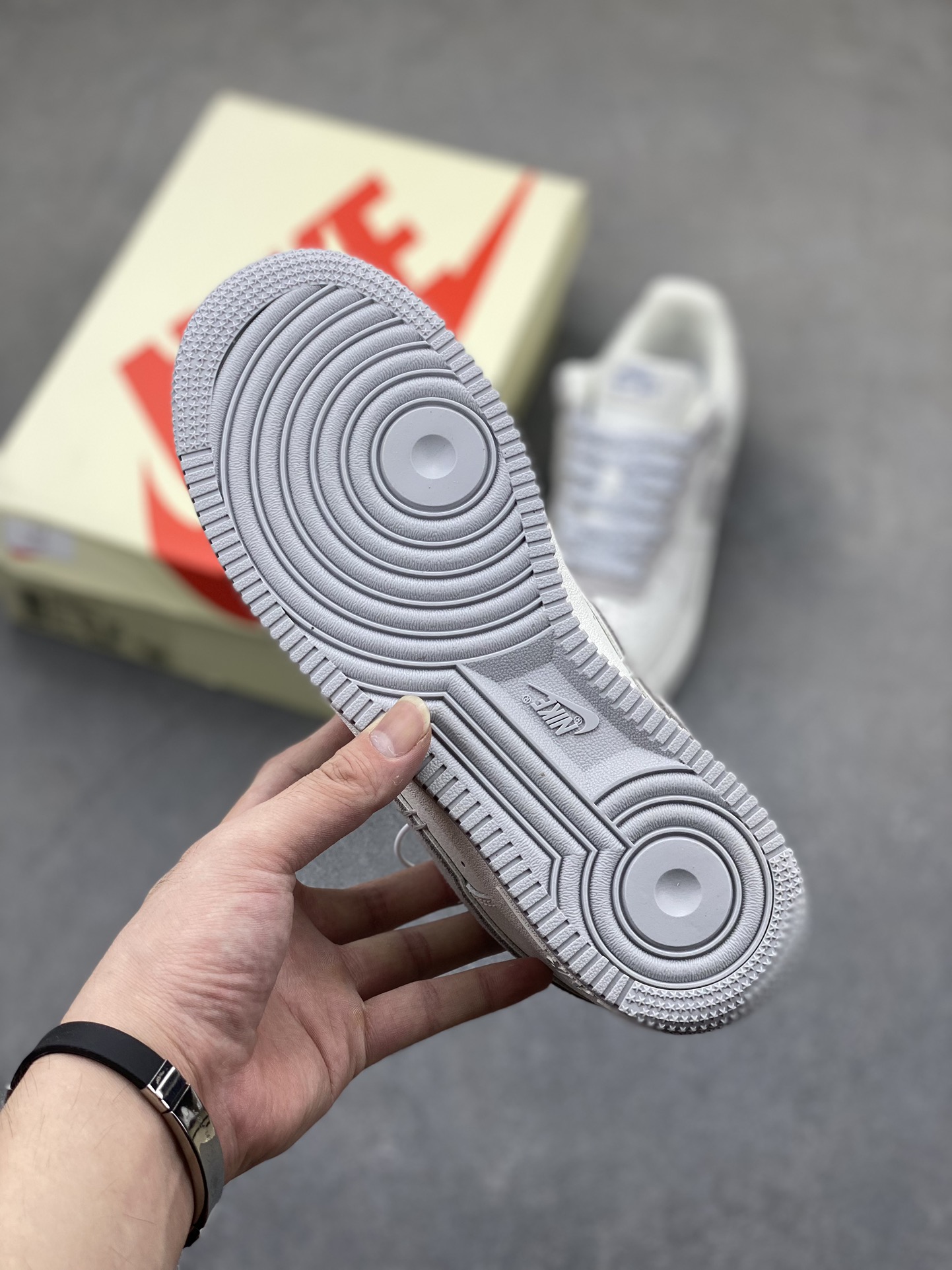 Nike Air Force 1 '07 Low Anti Social Club Custom Sneakers - White/Gray 7 i1724356517 4238 0