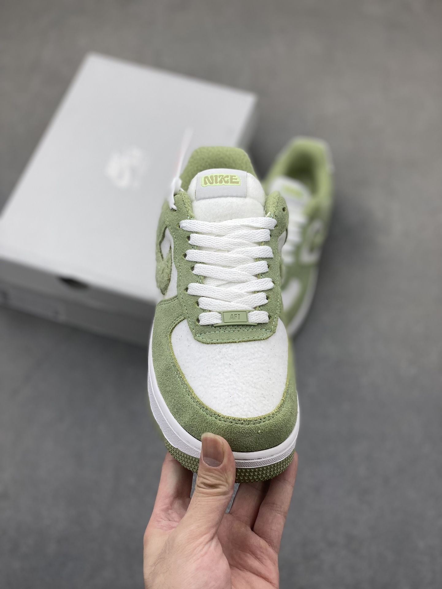 Nike Air Force 1 '07 Low Green Suede Casual Shoes FB1872-030 3 i1724357419 282 3