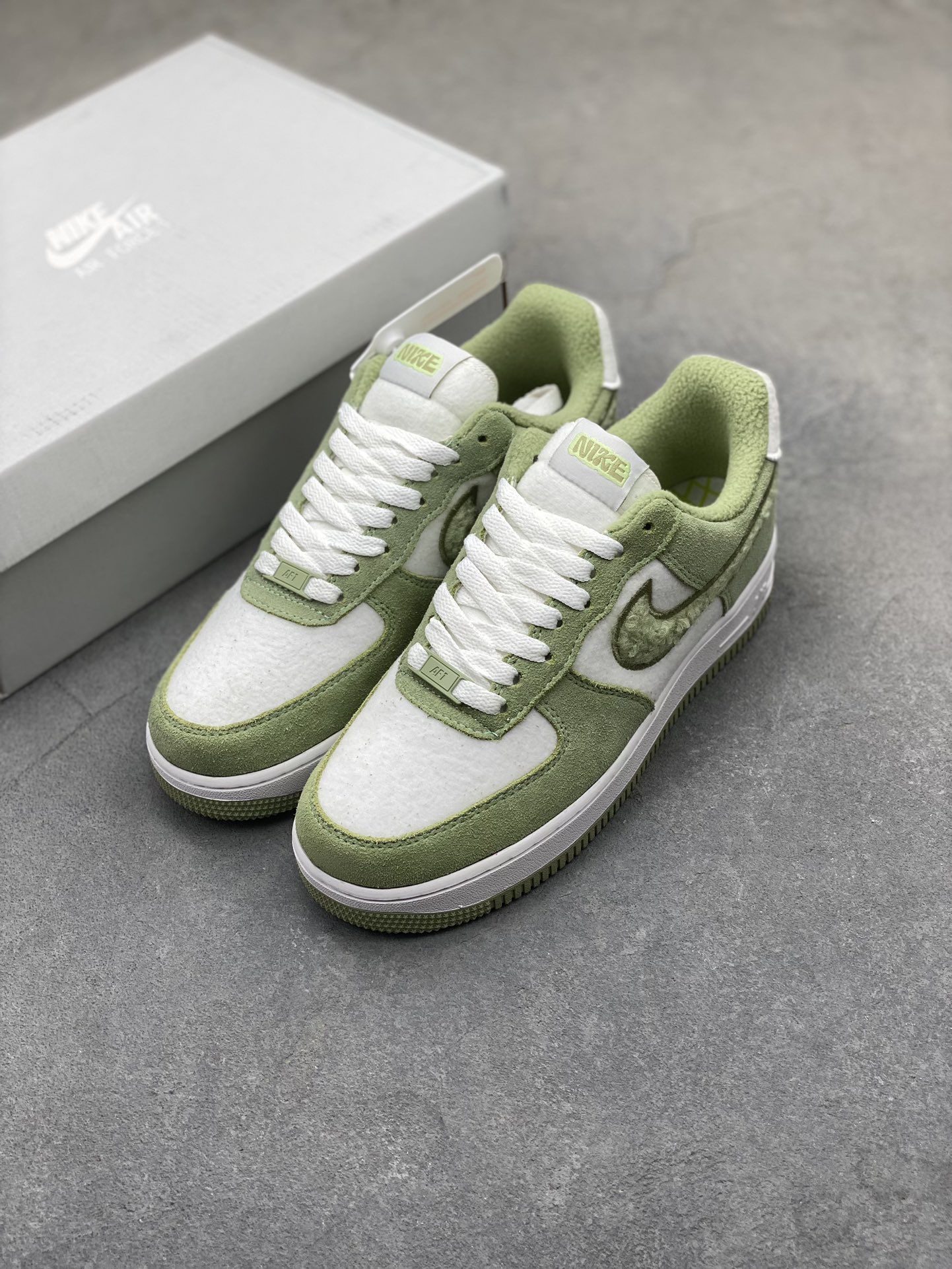Nike Air Force 1 '07 Low Green Suede Casual Shoes FB1872-030 9 i1724357420 5423 6