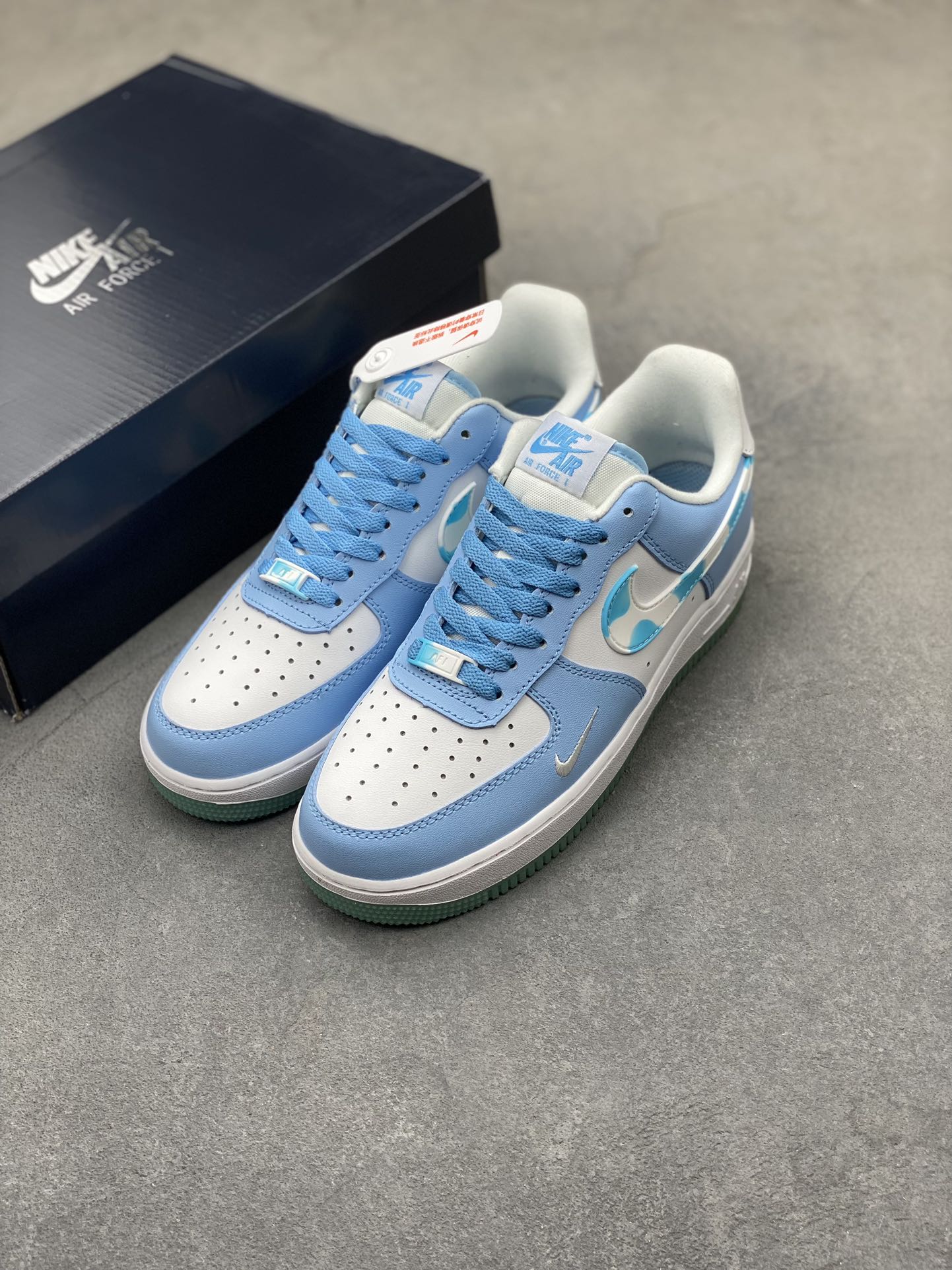 Nike Air Force 1 '07 Low Blue Cloud Casual Sneakers DX2937-100 8 i1724357621 5609 3