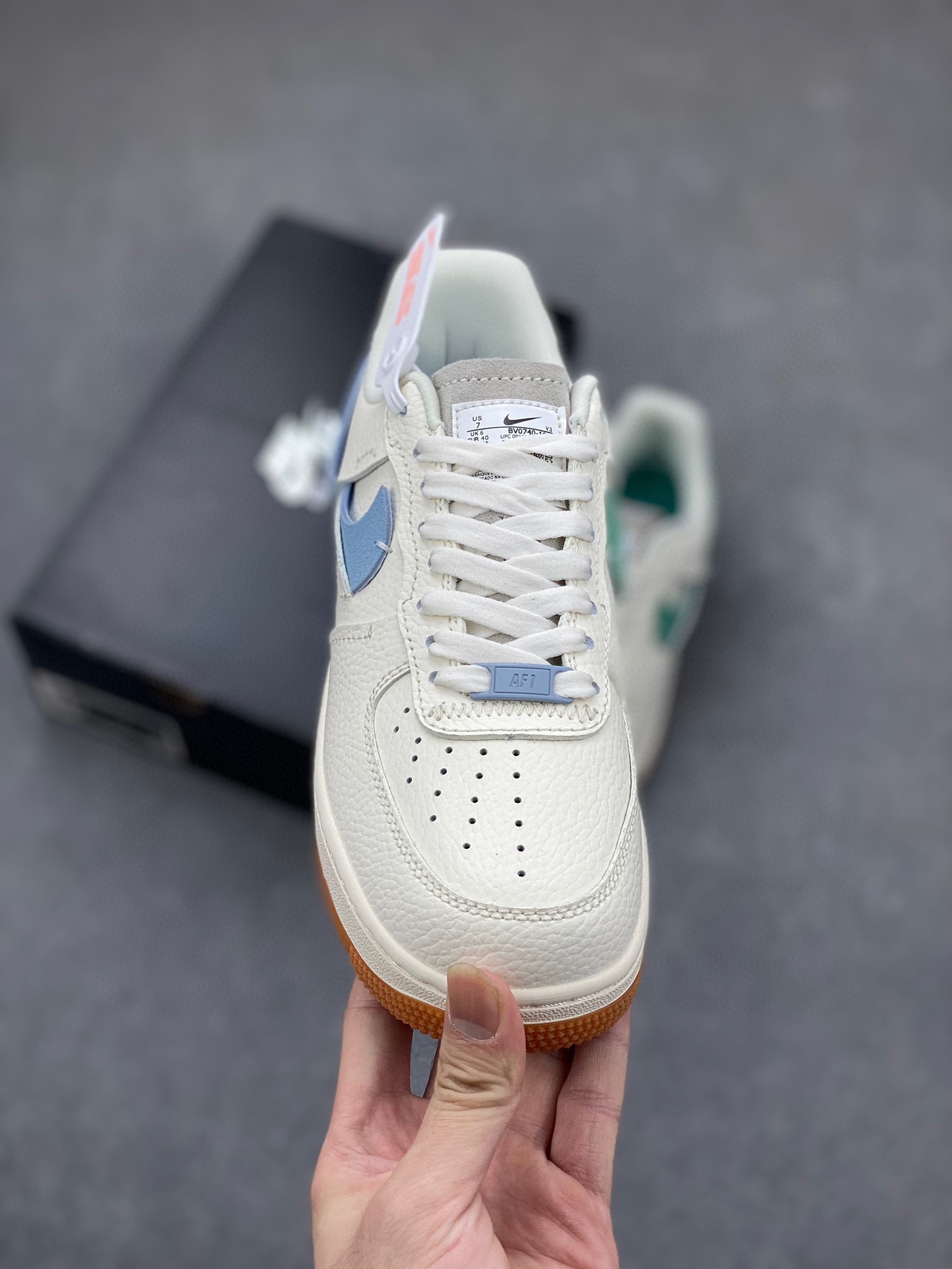 Nike Air Force 1 '07 Low Sneakers - Ivory/Blue, Limited Edition 3 i1724357892 7017 0