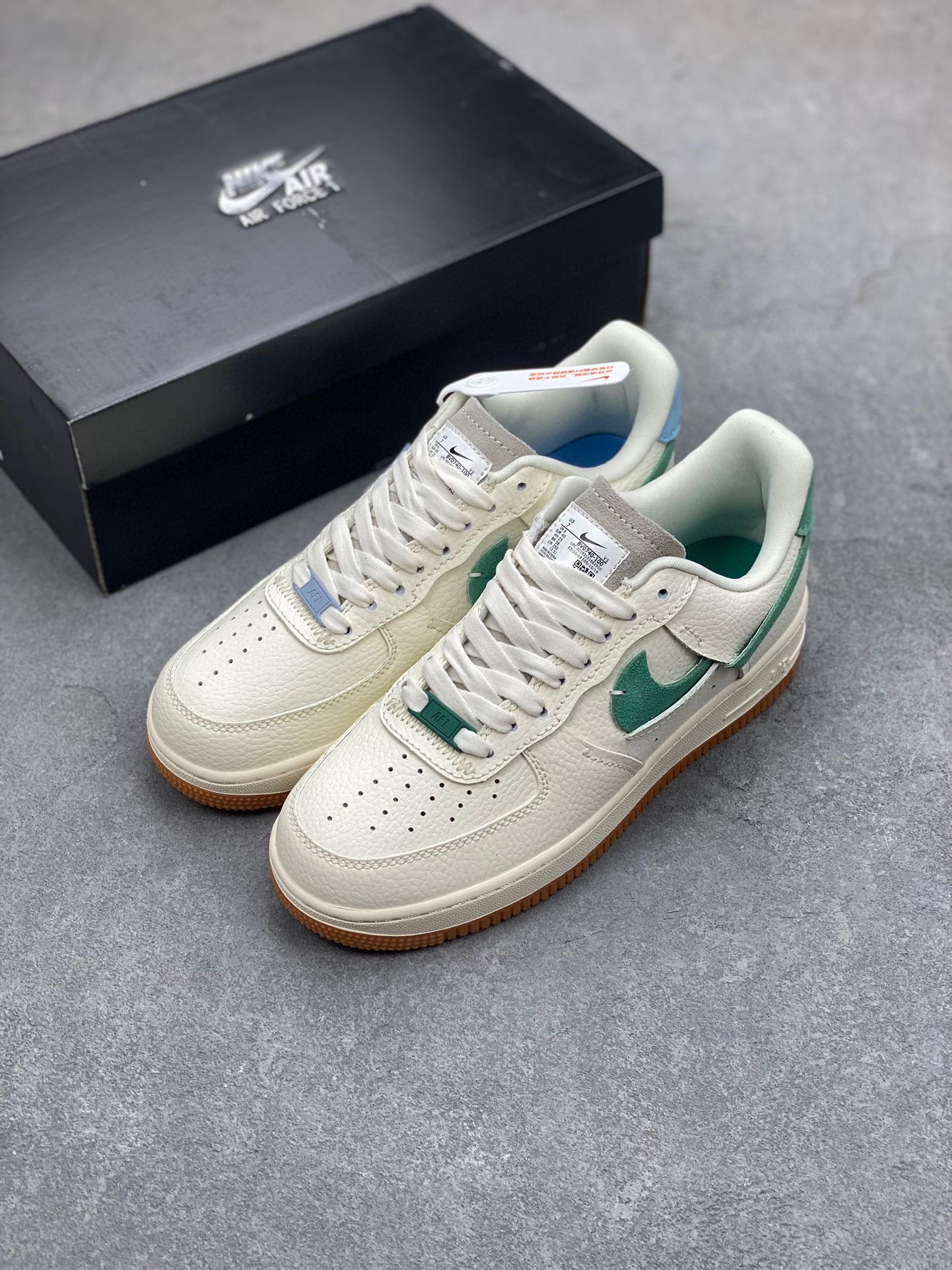 Nike Air Force 1 '07 Low Sneakers - Ivory/Blue, Limited Edition 9 i1724357893 3272 8