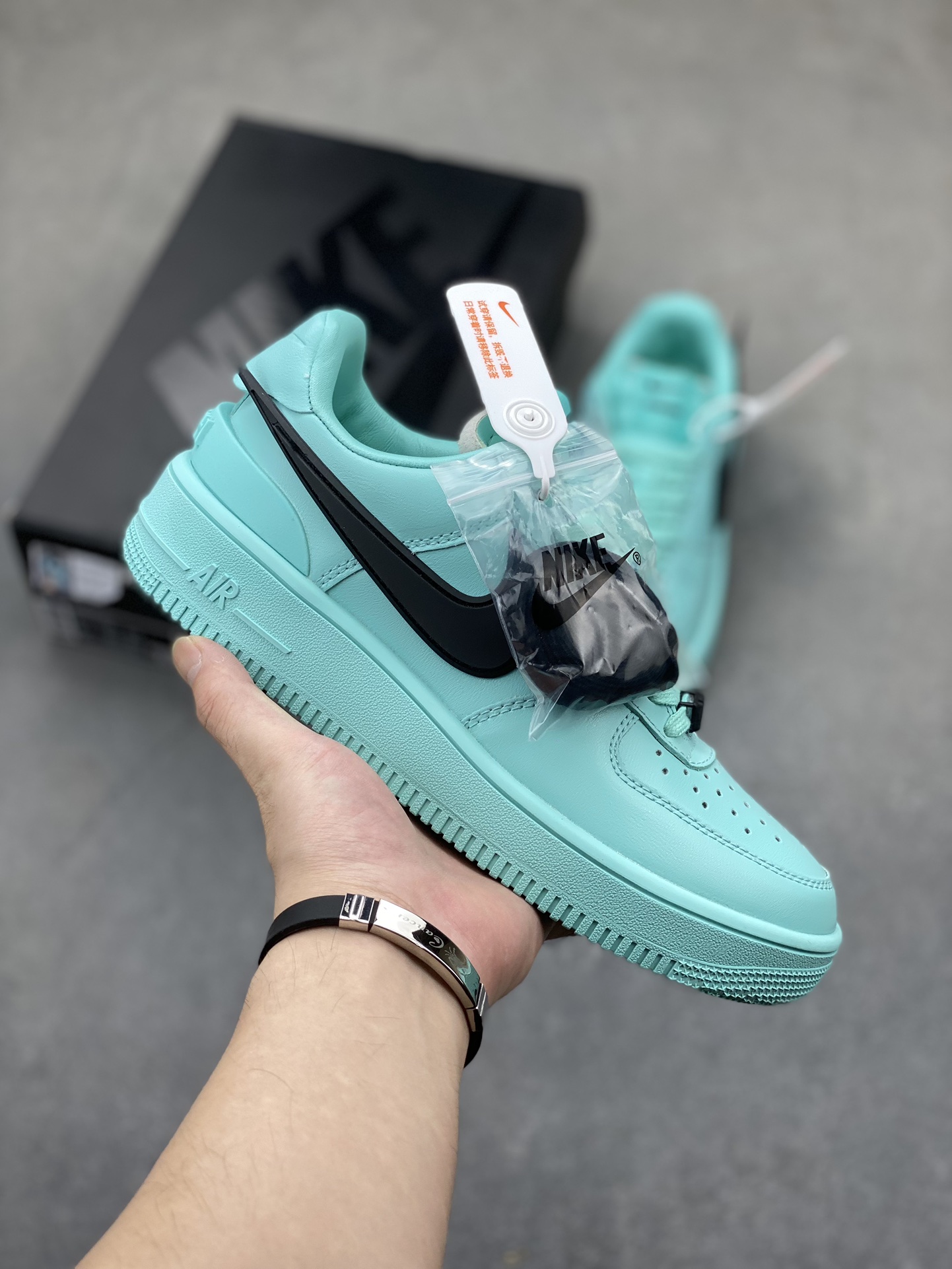 AMBUSH x Nike Air Force 1 Low SP Tiffany Blue, Wide Bottom Sneakers 2 i1724443176 9609 5