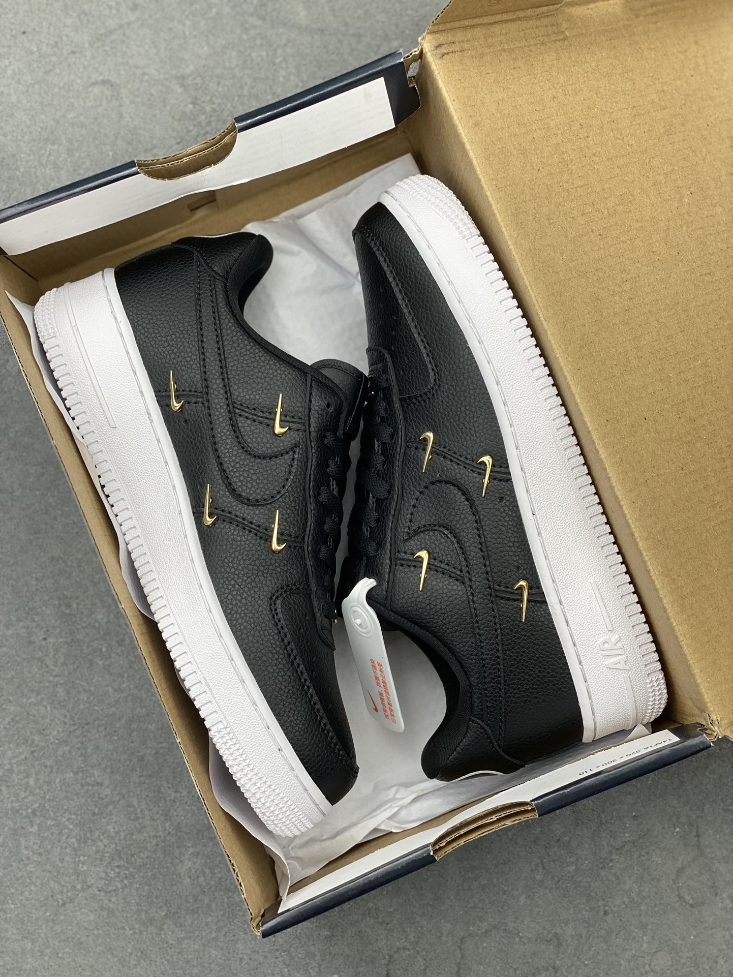 Nike Air Force 1 Low 'Black Gold Hook' Casual Shoes CT1990-001 10 i1724531914 292 2