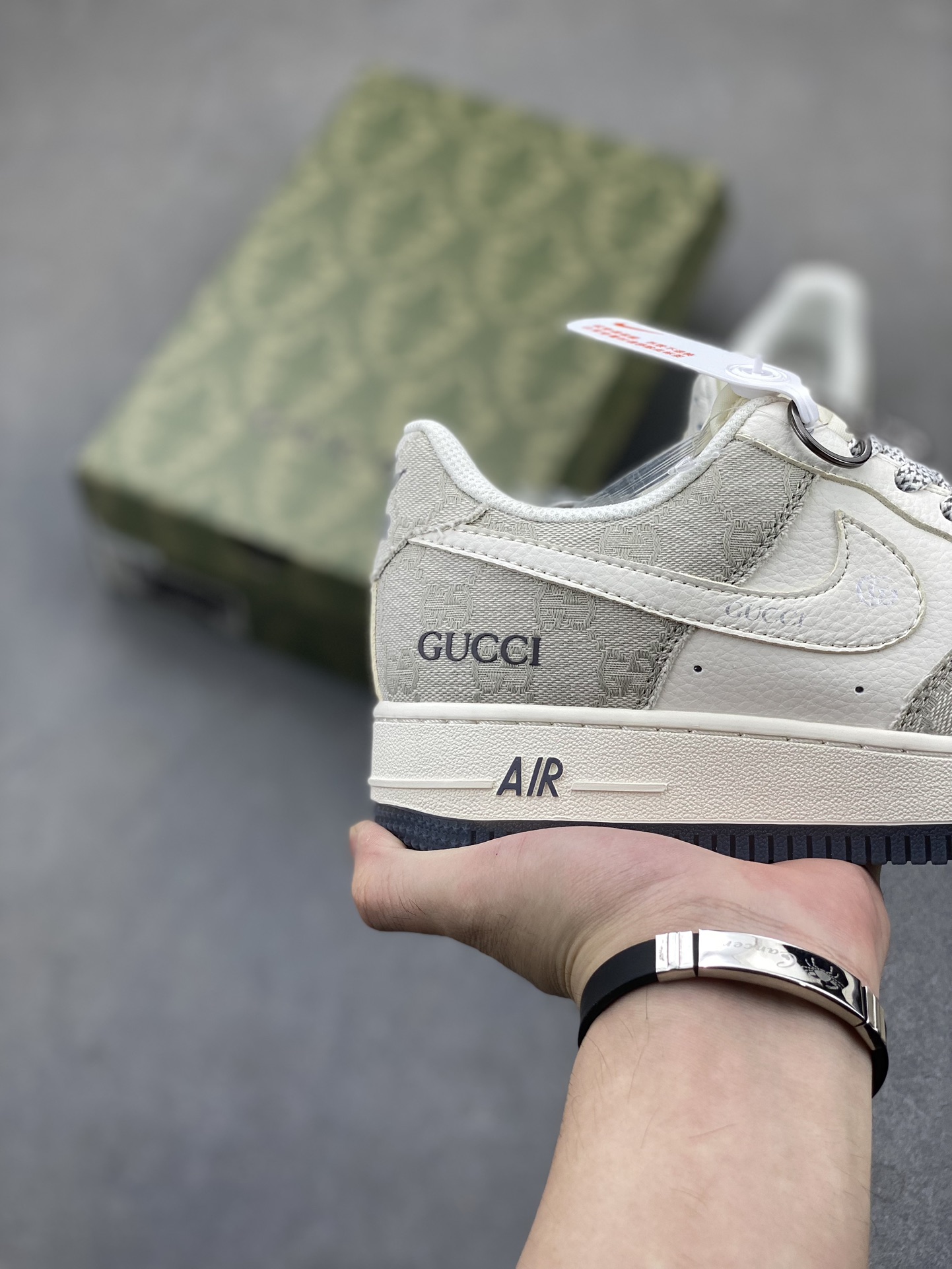 Nike Air Force 1 '07 Low Gucci Collab Sneakers - Smoke Grey, Limited Edition 6 i1724531976 4149 4