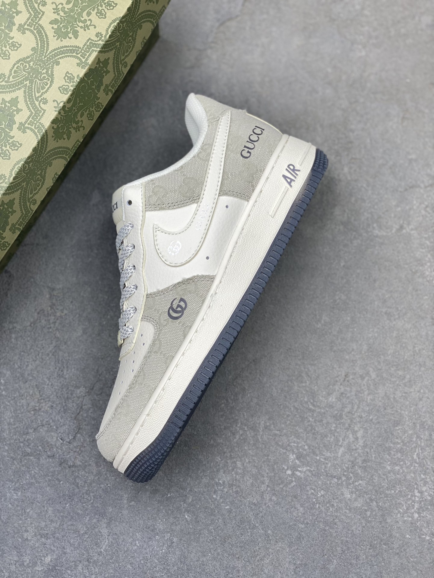 Nike Air Force 1 '07 Low Gucci Collab Sneakers - Smoke Grey, Limited Edition 8 i1724531976 4618 3