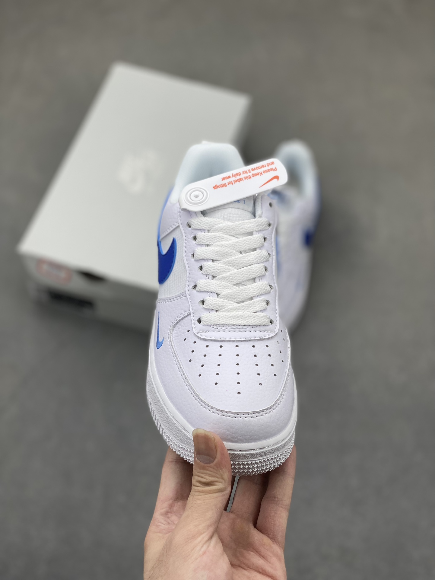 Nike Air Force 1 Low White/Blue Swoosh Casual Sneakers HF3836-100 3 i1724532025 1565 6