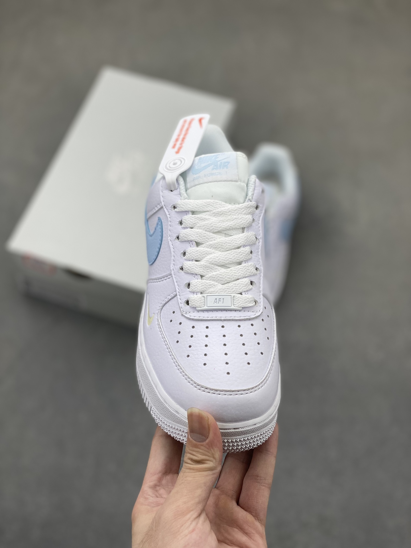 Nike Air Force 1 Low White/Blue Casual Sneakers - HF0022-100 3 i1724532087 4675 1