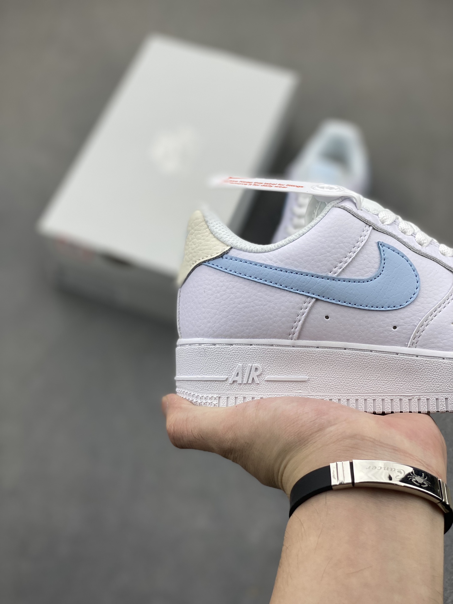 Nike Air Force 1 Low White/Blue Casual Sneakers - HF0022-100 6 i1724532088 5573 7