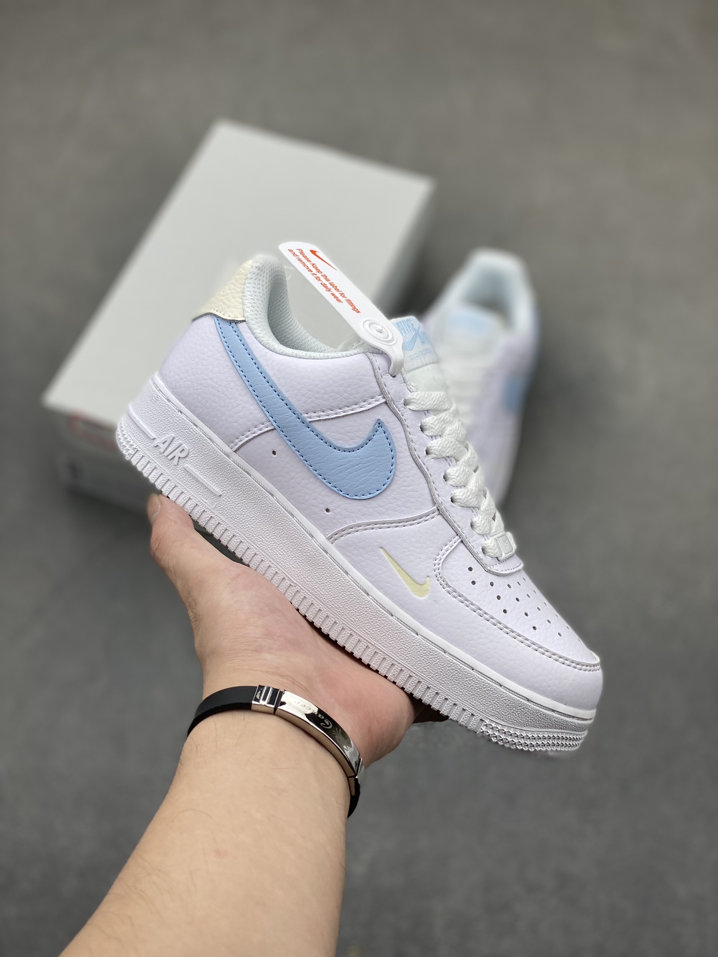 Nike Air Force 1 Low White/Blue Casual Sneakers - HF0022-100 2 i1724532088 5579 4
