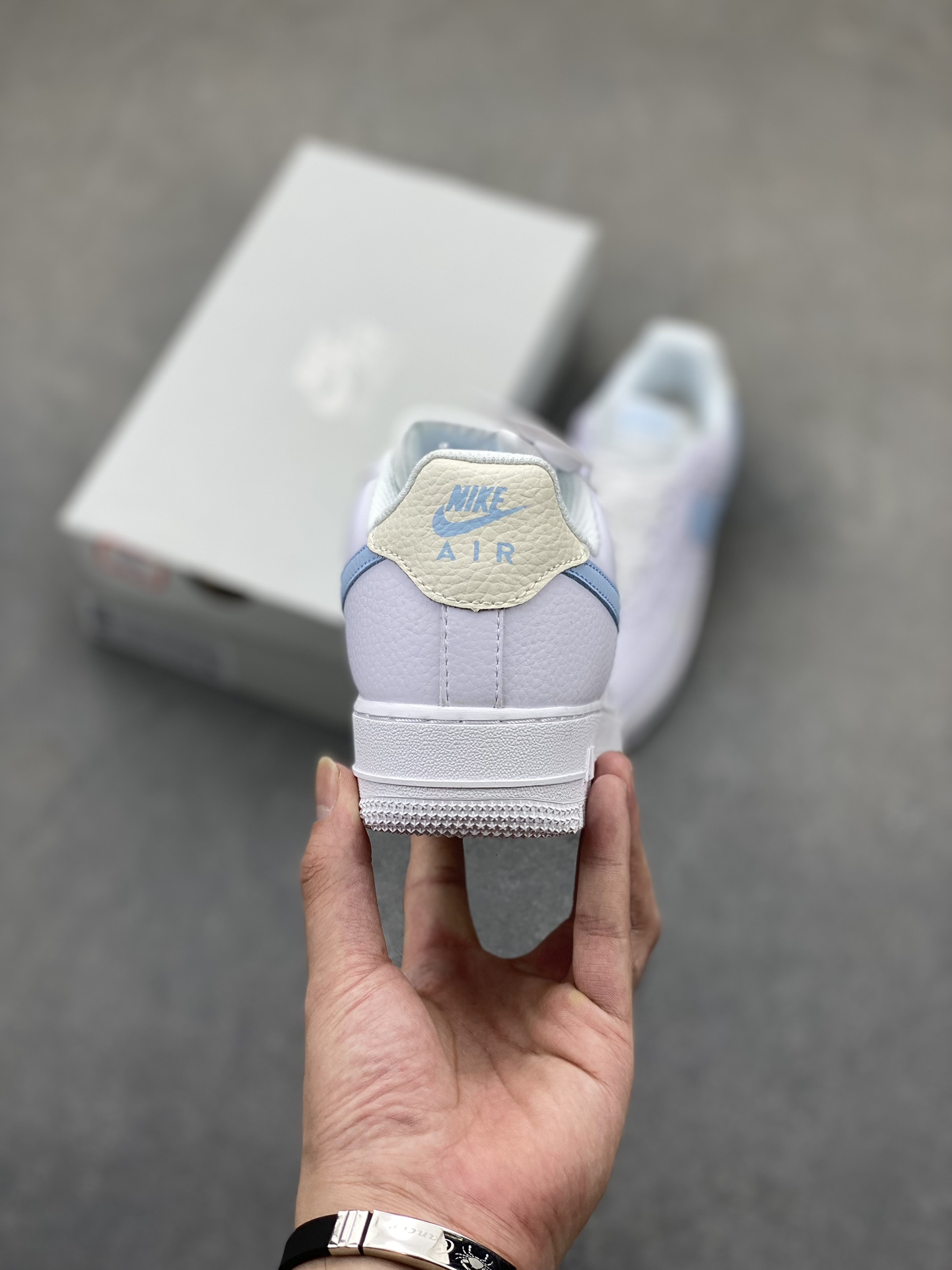 Nike Air Force 1 Low White/Blue Casual Sneakers - HF0022-100 5 i1724532088 5914 6