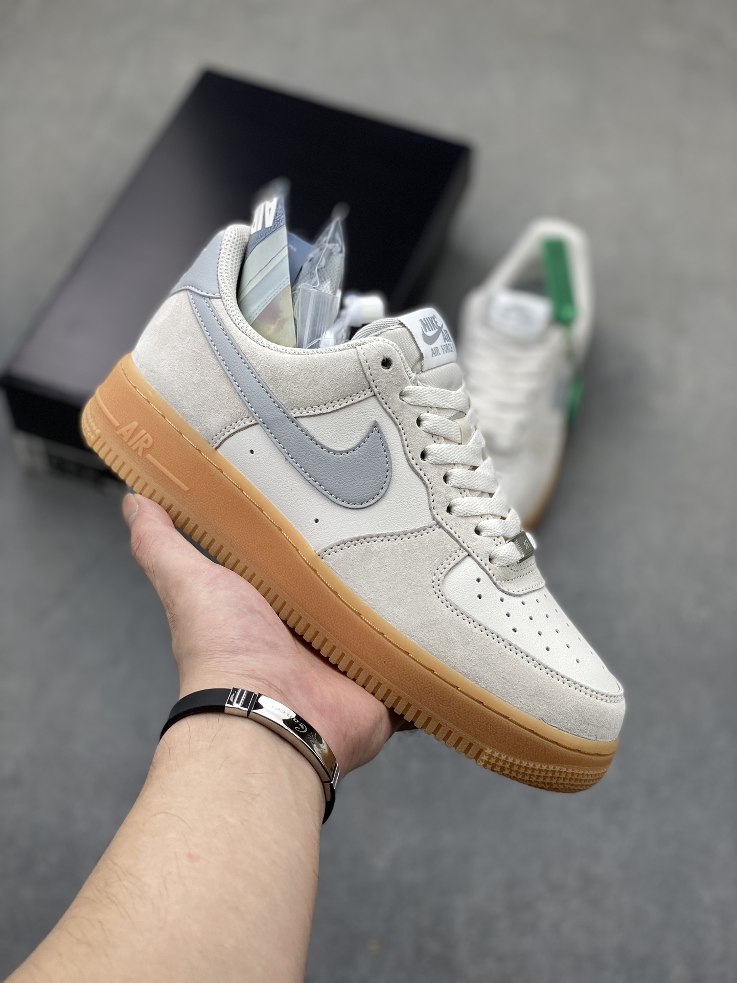 Nike Air Force 1 Low FQ8714-002 Suede Gum Bottom Casual Sneakers 2 i1724532193 5723 0