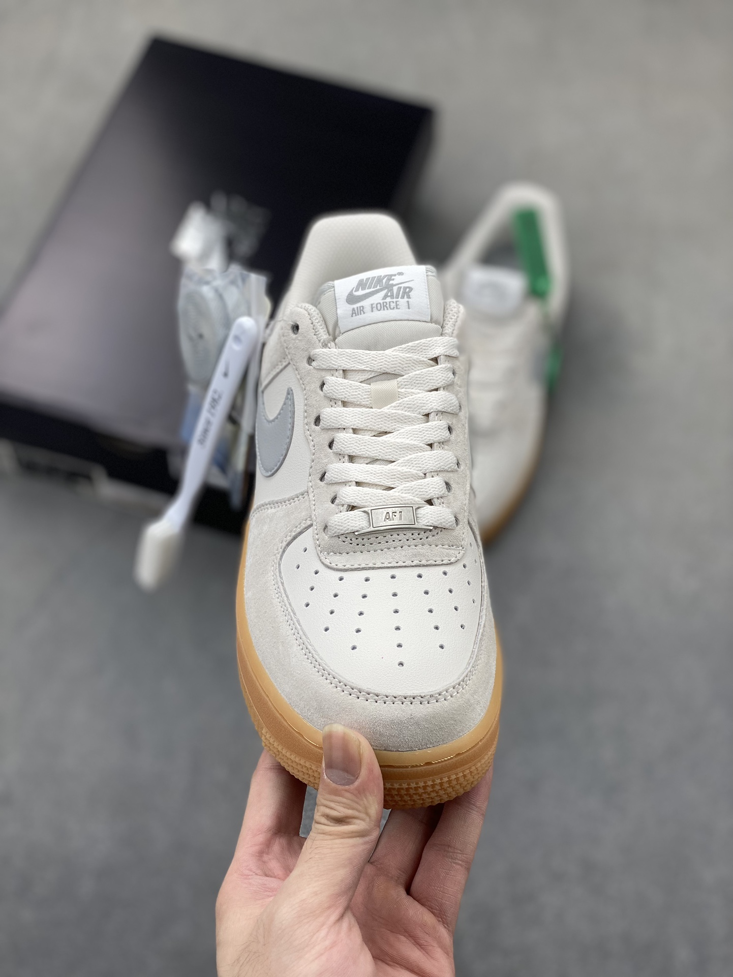 Nike Air Force 1 Low FQ8714-002 Suede Gum Bottom Casual Sneakers 3 i1724532194 3015 0