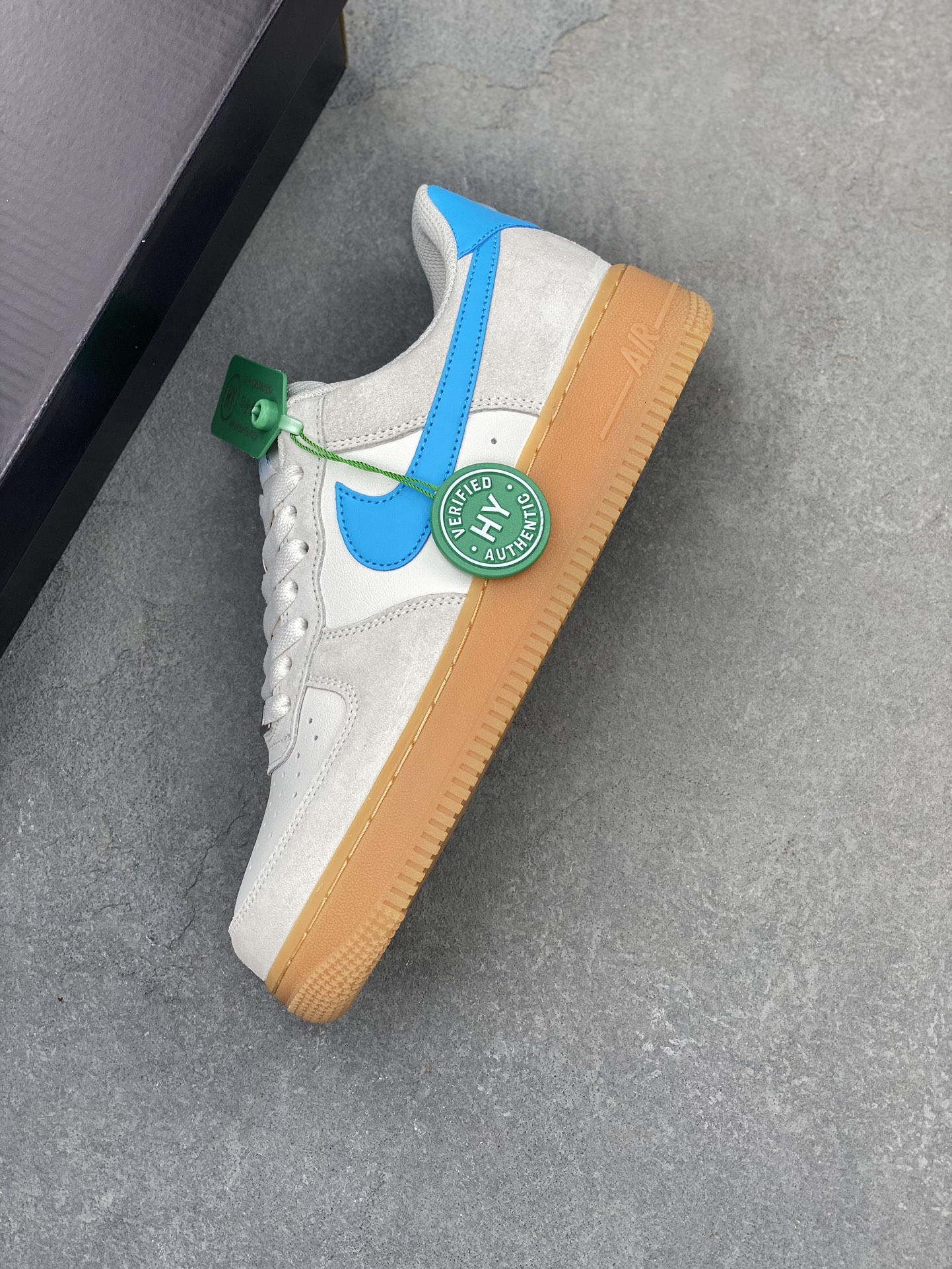Nike Air Force 1 '07 Low Blue Suede Gum Sole Casual Sneakers FQ8714-003 8 i1724532229 3463 0