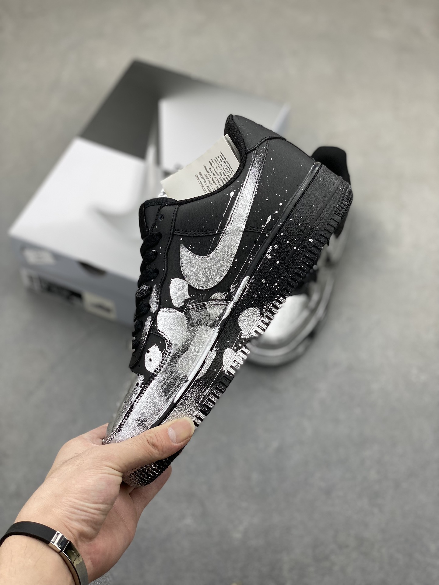 Nike Air Force 1 '07 Custom Anime Graffiti Black Sneakers 4 i1724532260 4752 4
